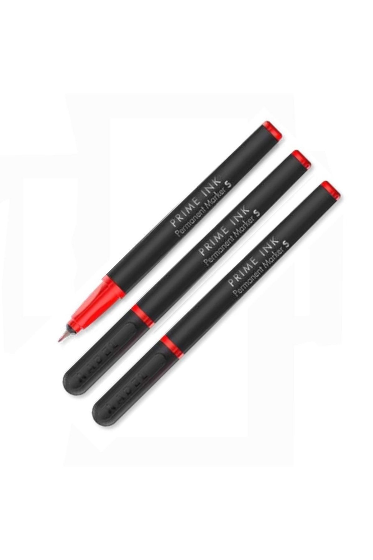 Adel Kırmızı Asetat Kalemi Permanent S 0,4mm 3 Adet
