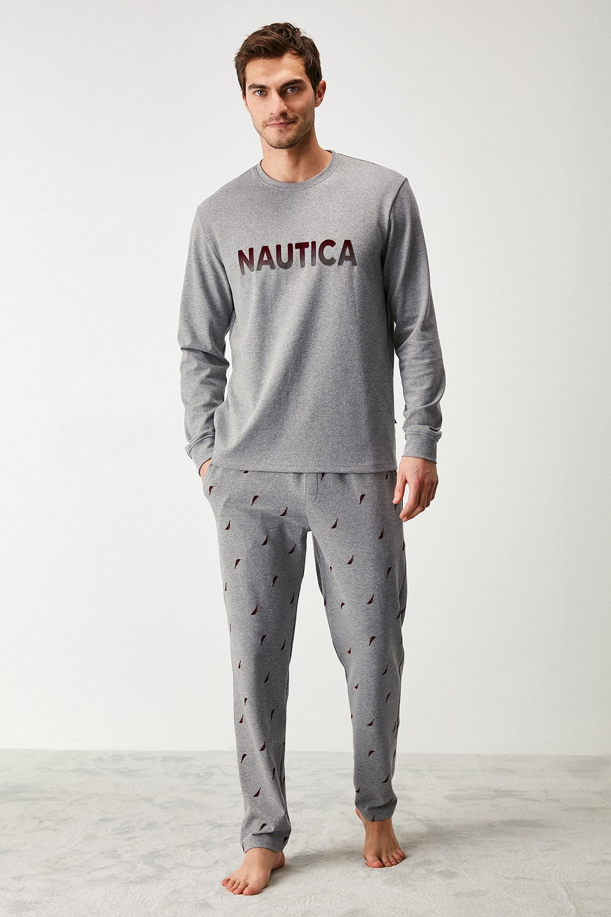 Nautica Premium Yumuşak Dokulu Pijama Takım