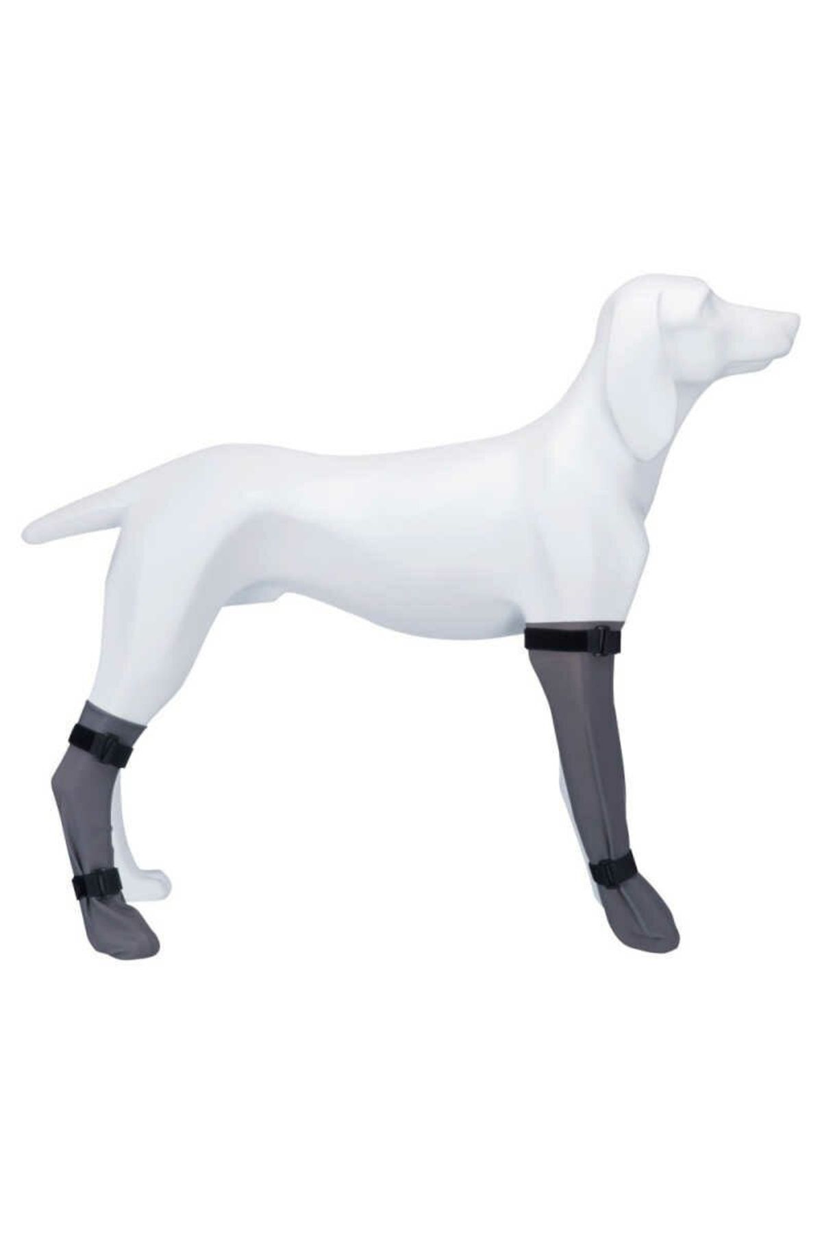 Trixie Köpek Çorabı, Su Geçirmez, 1 Adet, L:10cm/40cm Gri