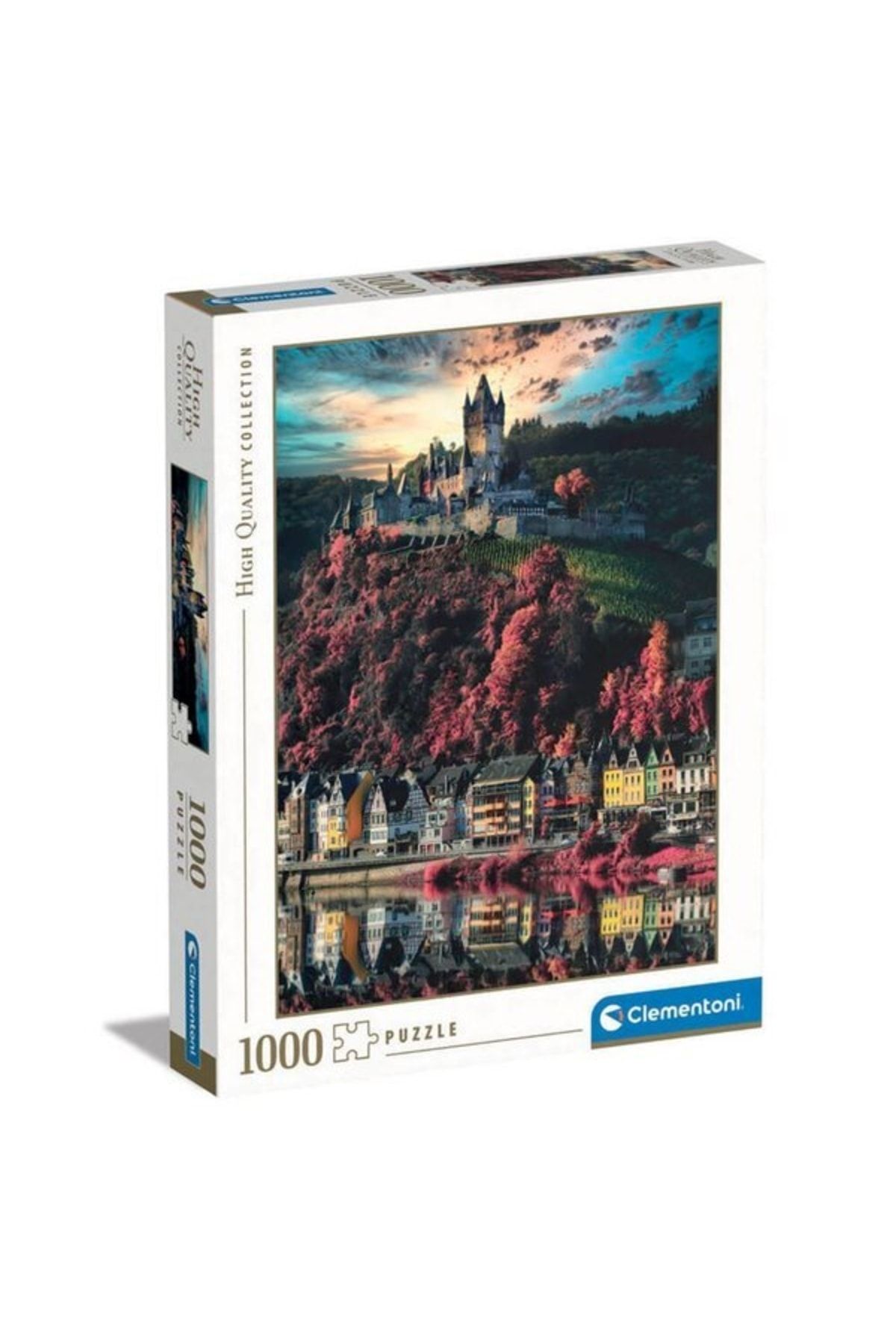 Clementoni - 1000 Parça High Quality Collection Yetişkin Puzzle - Cochem Castle 39648