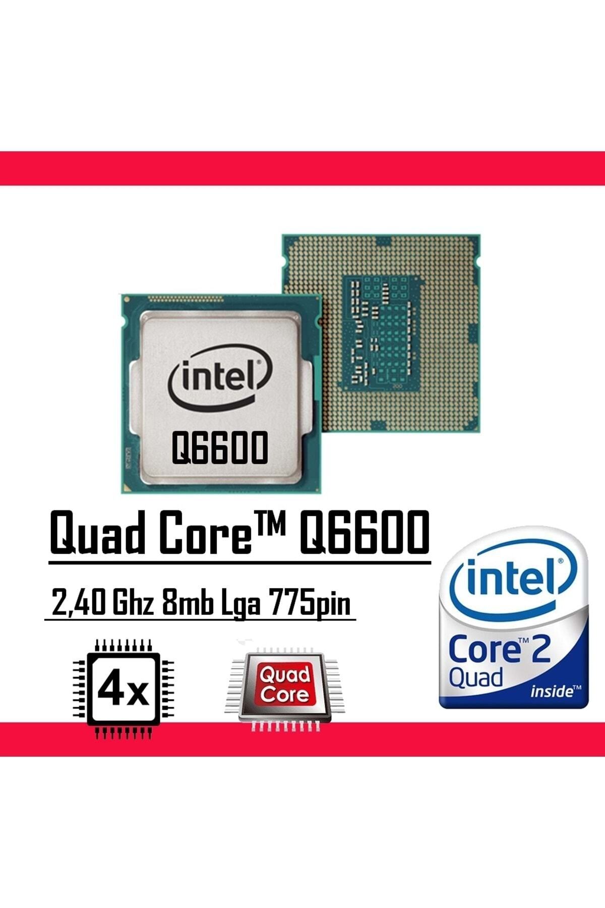 Intel ® Core™2 Quad 6600 2,40 Ghz 8mb Cache Lga 775pin Tray Işlemc ...