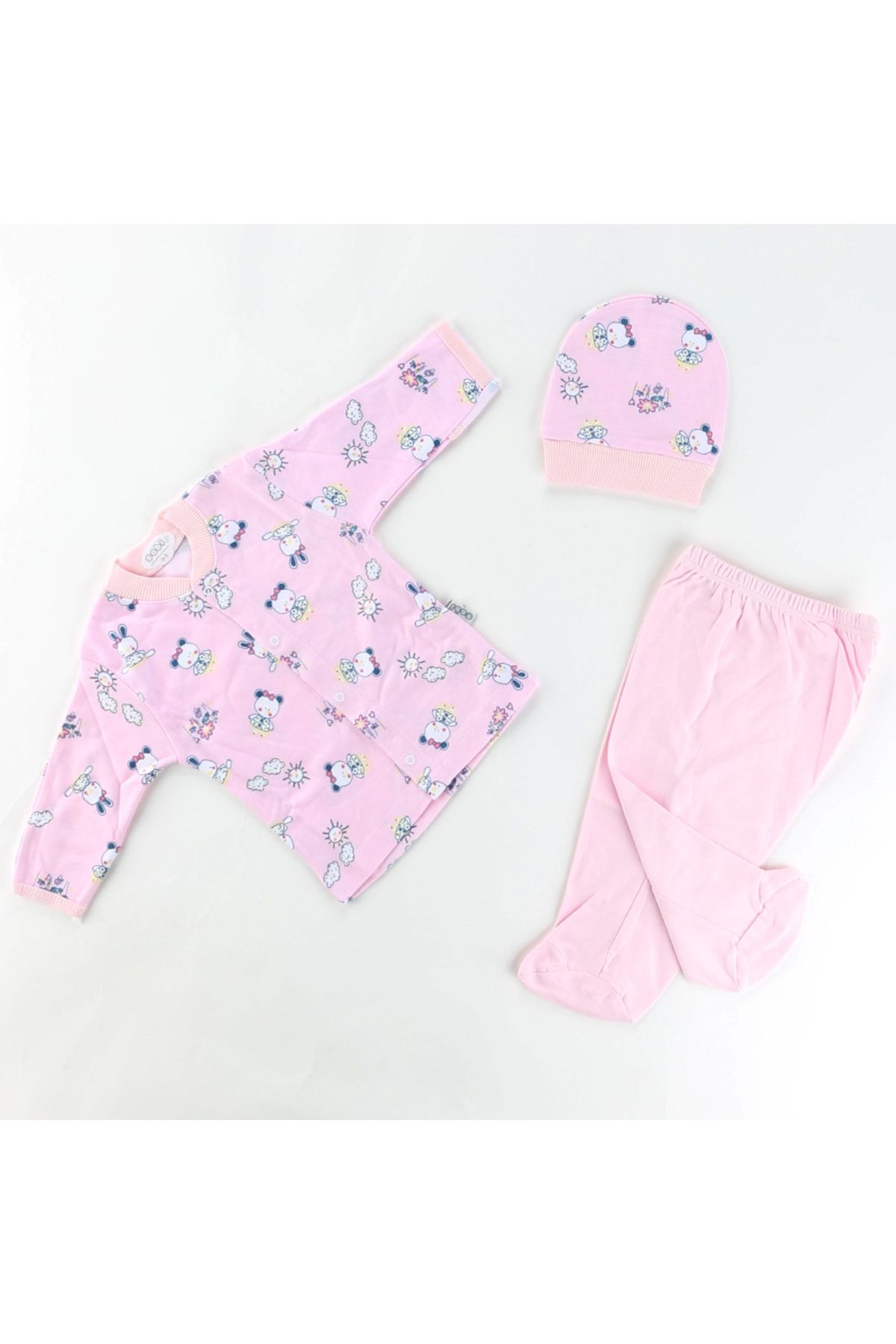 Sebi Bebe Bebek Pijama Takımı Tavşanlı Kız
