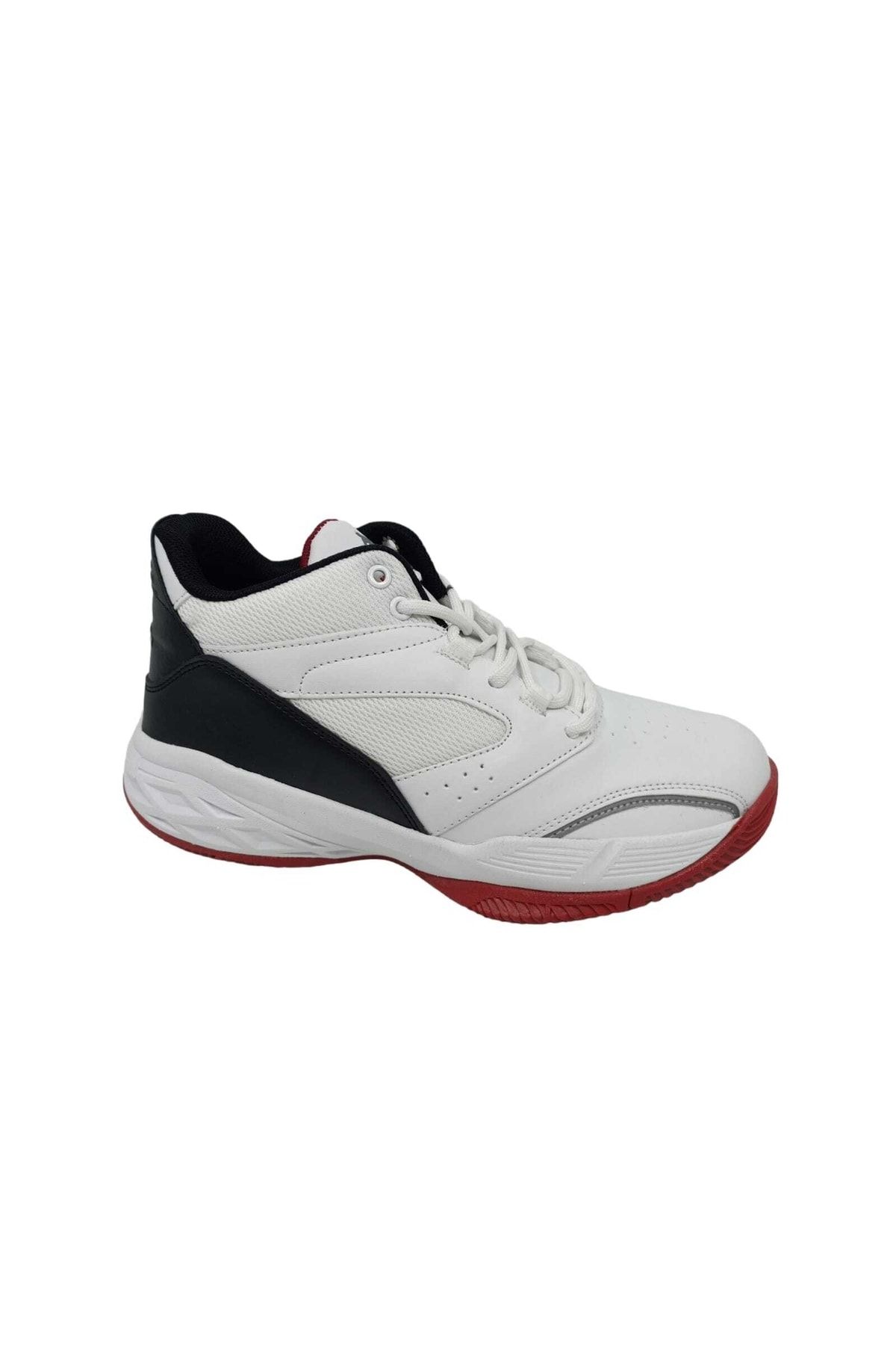 Jump 27722 Beyaz - Siyah - Kırmızı Uniseks Basketbol Spor Ayakkabısı