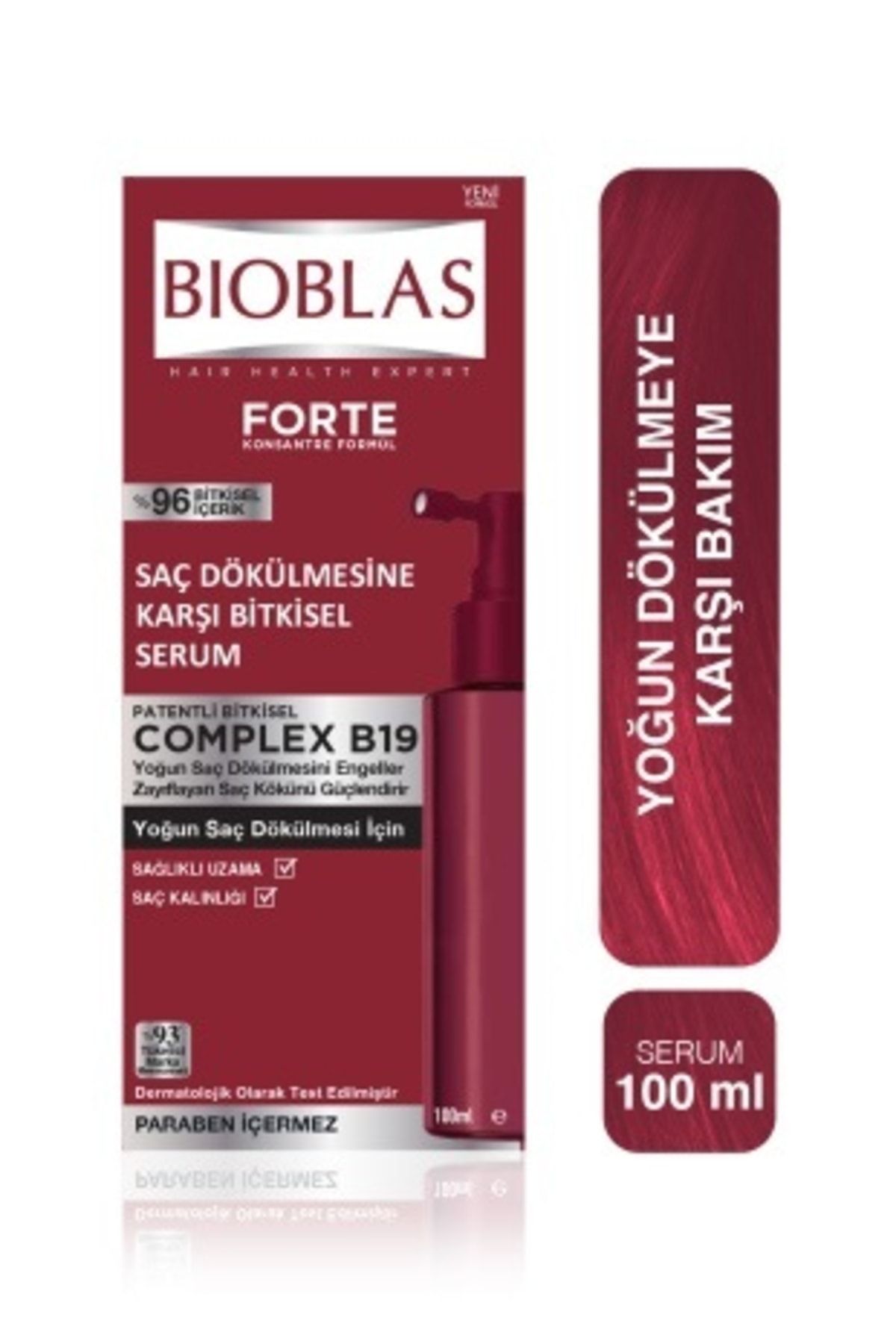 Bioblas Yoğun Saç Dökülme Karşıtı Bitkisel Saç Serumu Forte