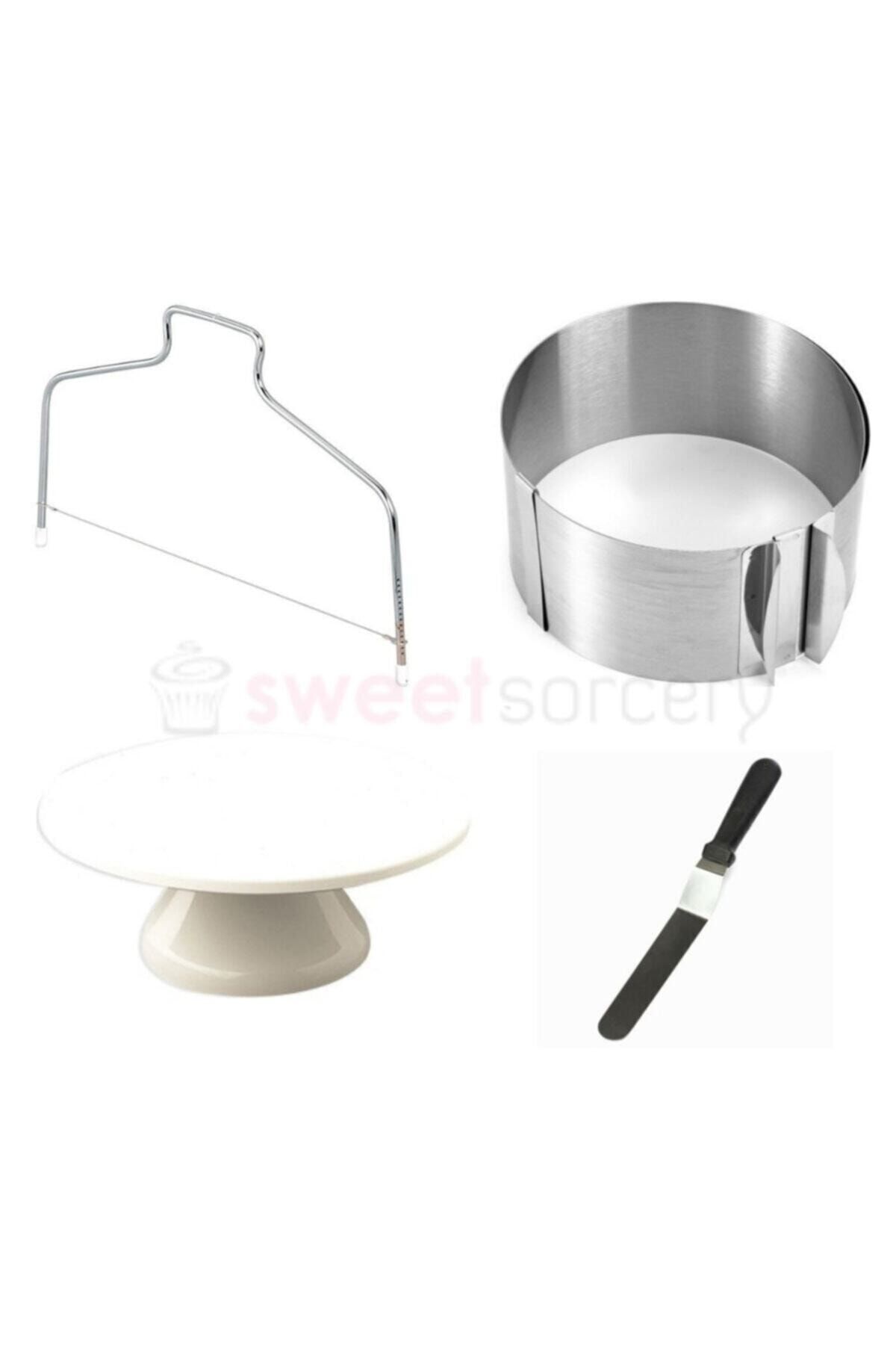 MYEBI Pasta Yapım Seti Kalıp+stand+testere+spatula