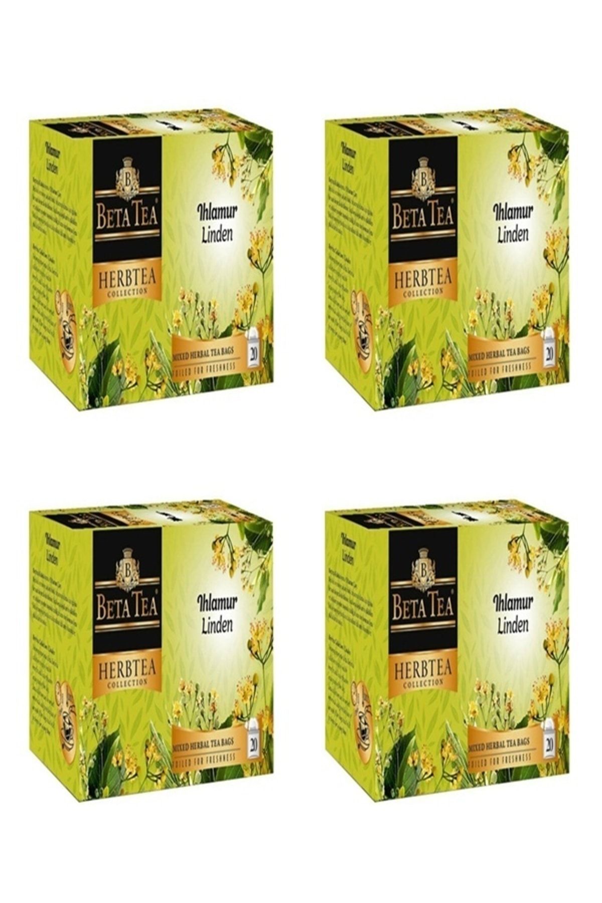 Beta Tea Ihlamur Çayı 20x1,6 Gr Herbtea Collectıon X 4 Lü