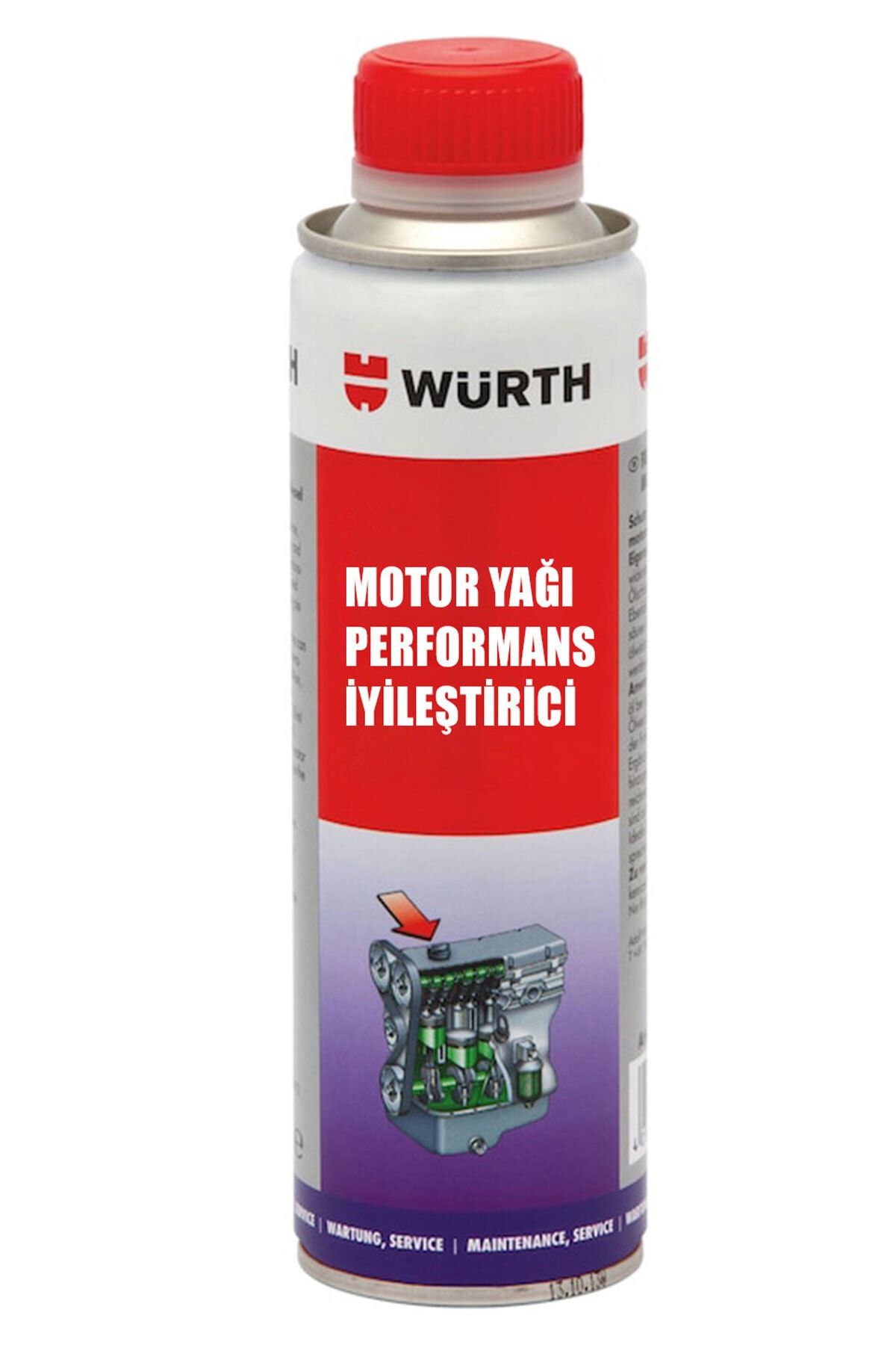 Würth Motor Yağı Performans Iyileştirici Benzin Ve Dizel 300 Ml