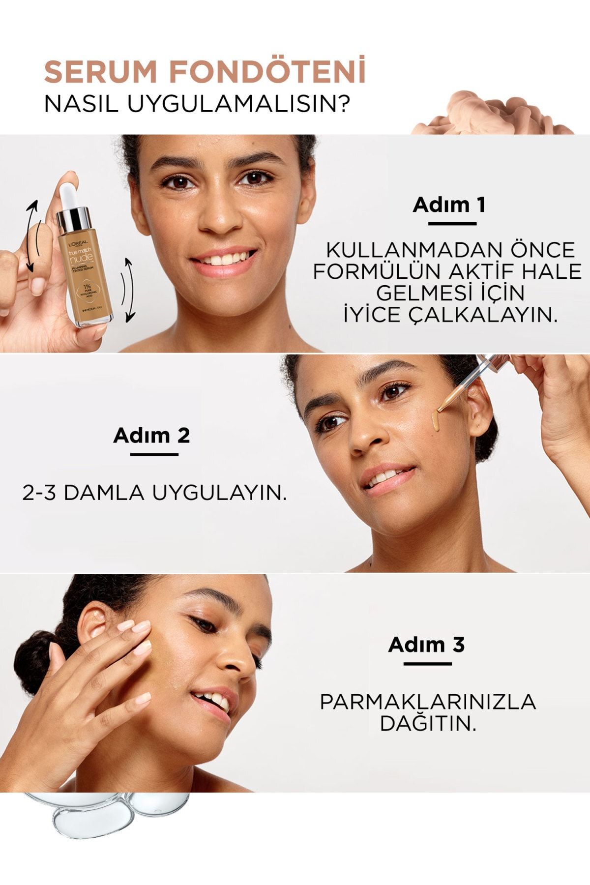 L'oréal Paris True Match Nude Fondöten Serum 2-3 Light_7