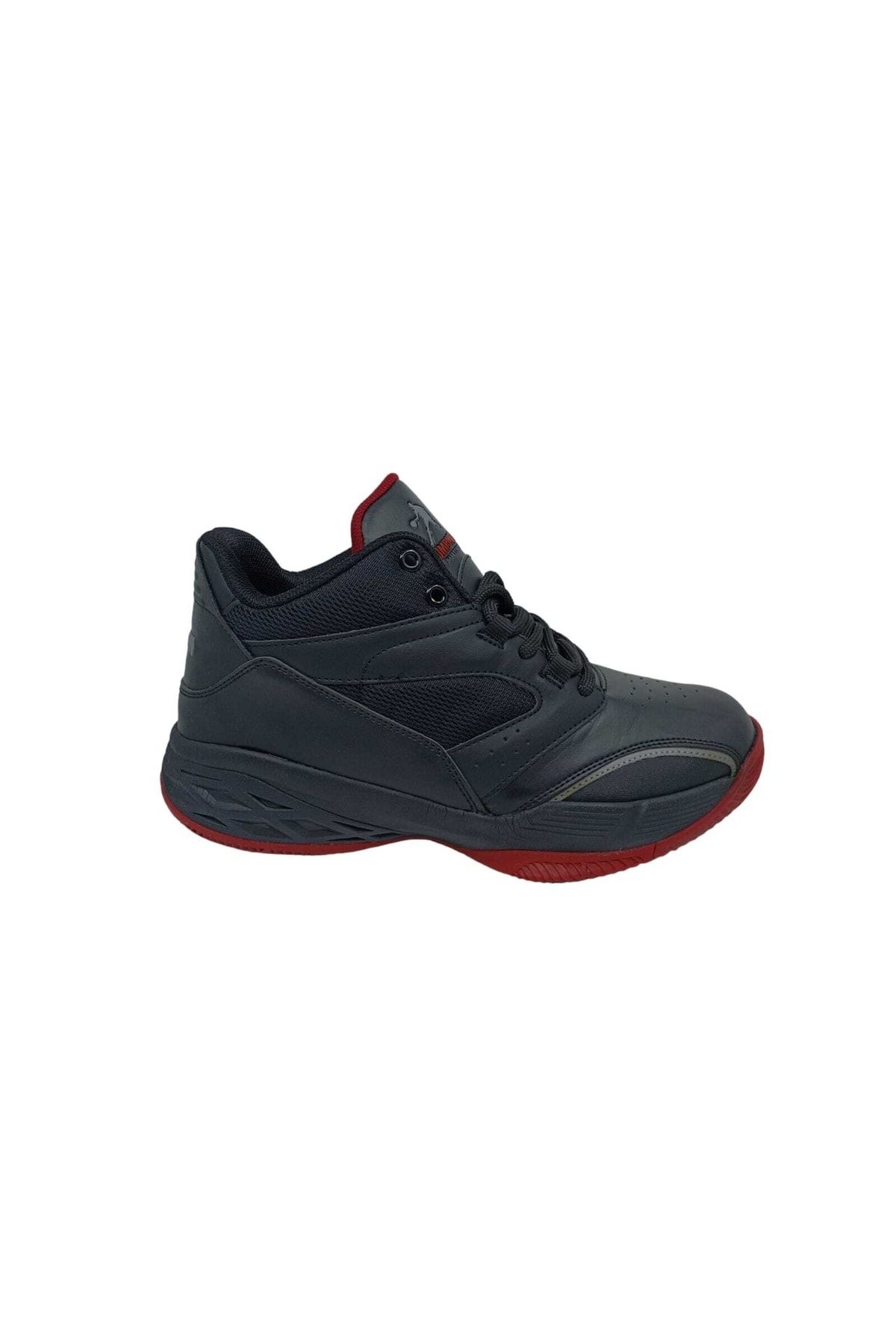 Jump 27722 Siyah - Kırmızı Uniseks Basketbol Spor Ayakkabısı