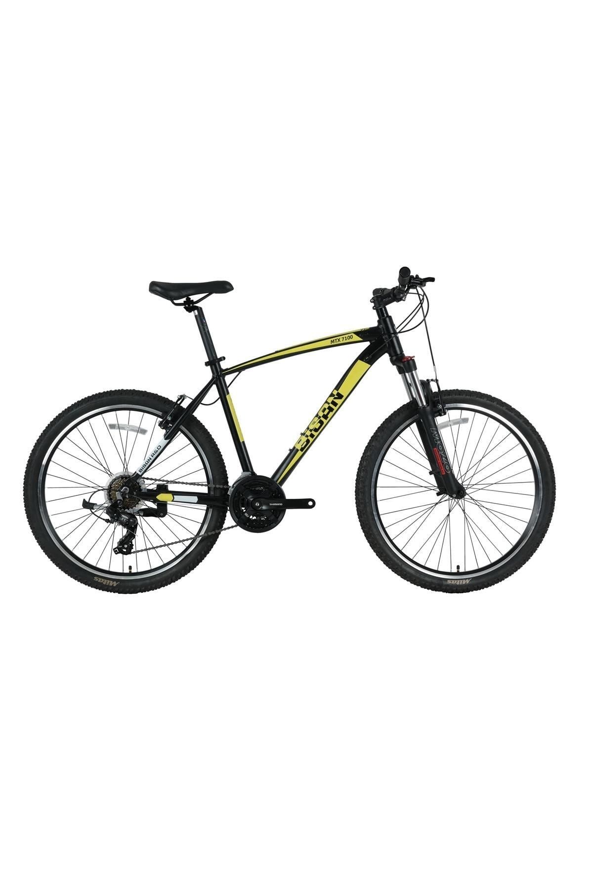 Bisan 26j Mtx 7100 Dağ Bisikleti - Siyah Sarı - 39