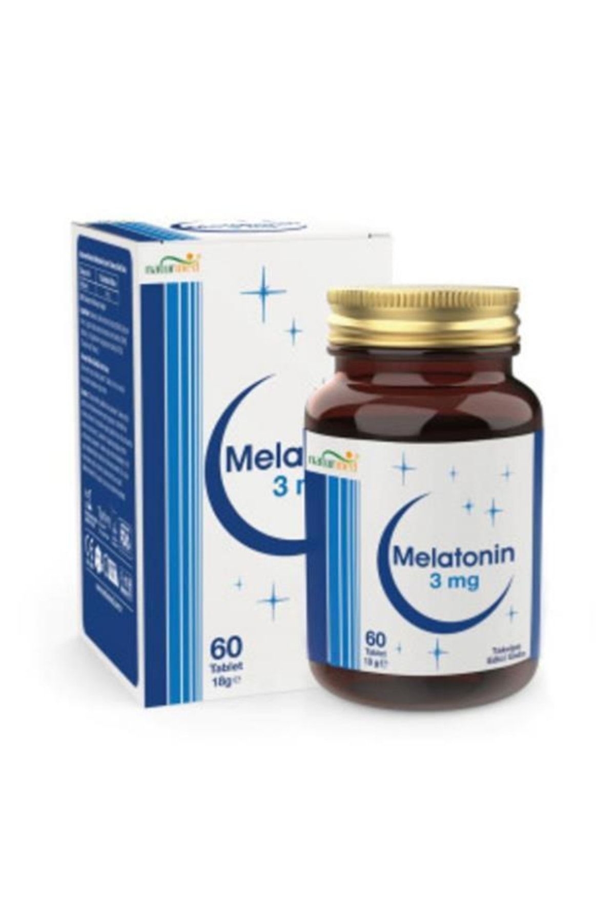 NATURMED Melatonin Içeren Gıda Takviyesi 3 Mg 60 Tablet