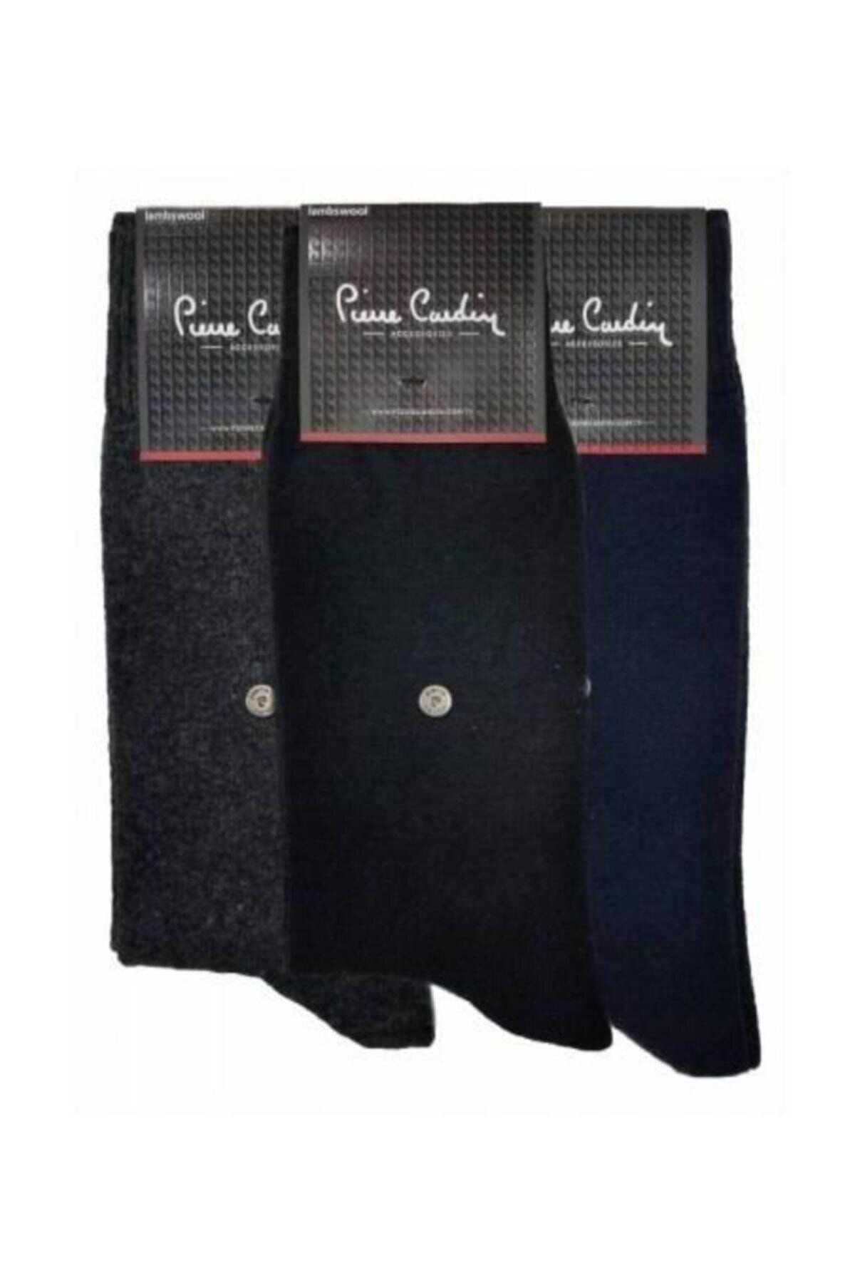 Pierre Cardin 3 Adet Pamuk Erkek Çorap Lacivert