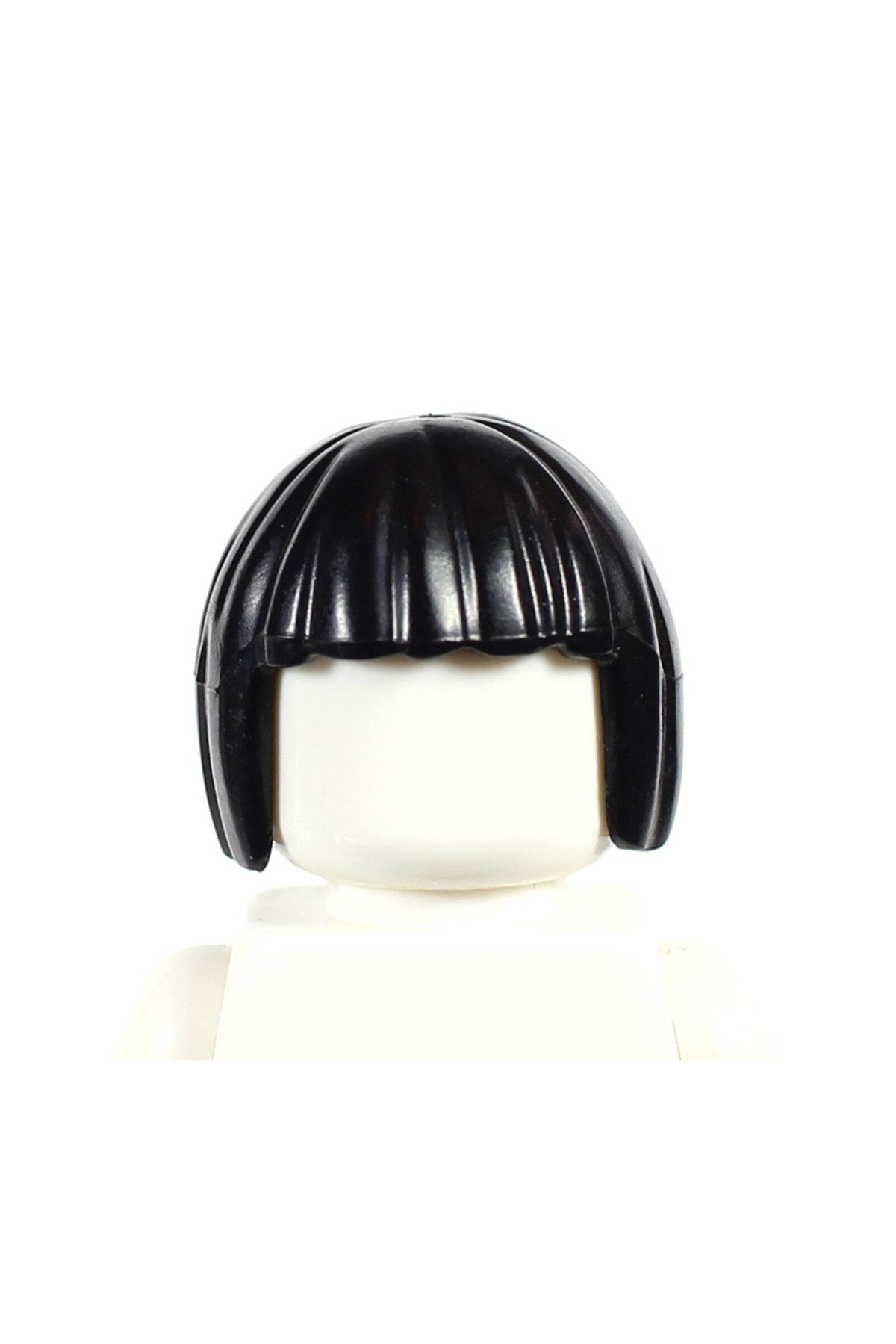 LEGO Orjinal Aksesuar Moc Minifigür Minifigure Siyah Küt Kahküllü Kadın Saç 1 Adet Gönderilecek