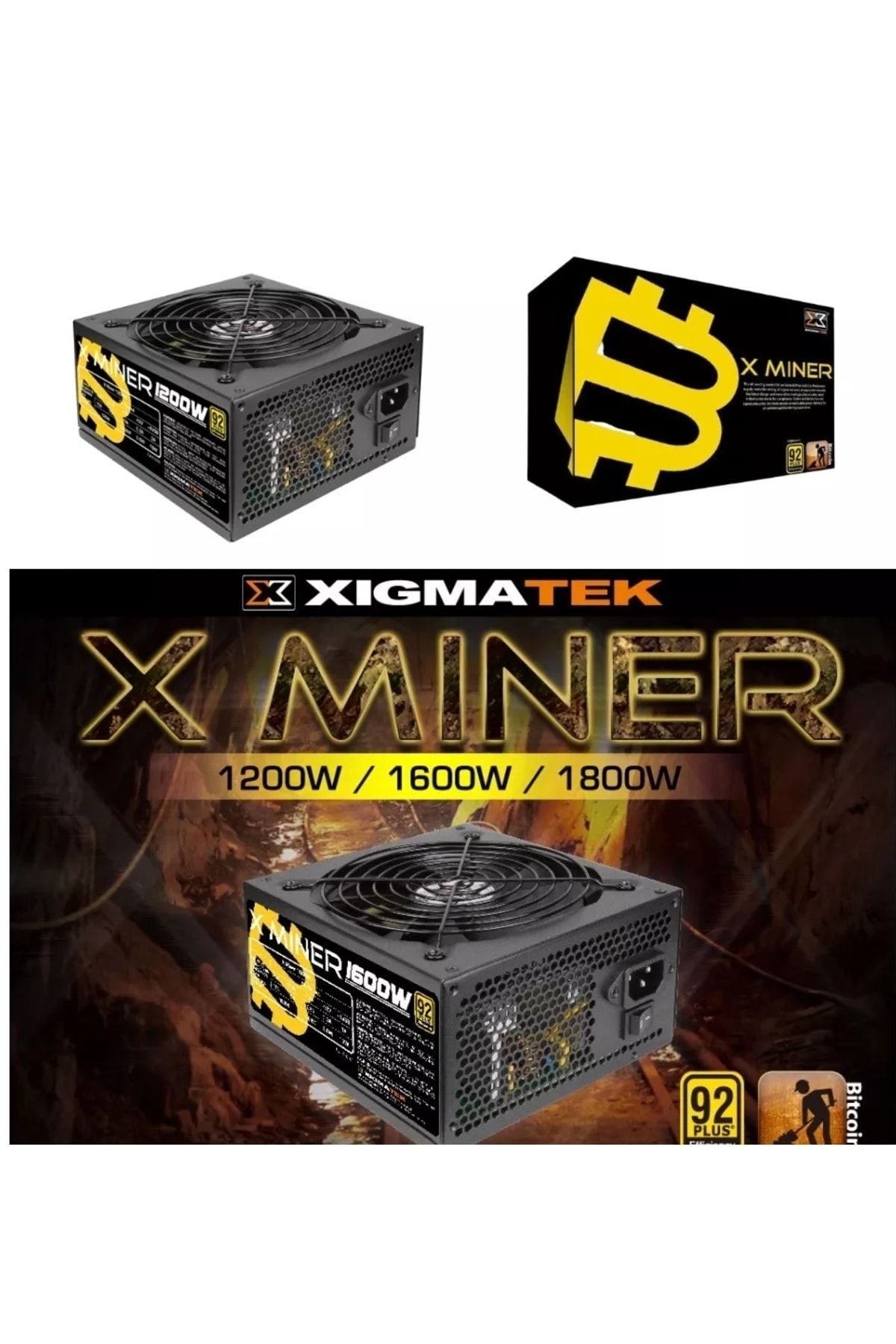 Xigmatek X Miner En9757 1800 W 92+ Power Supply