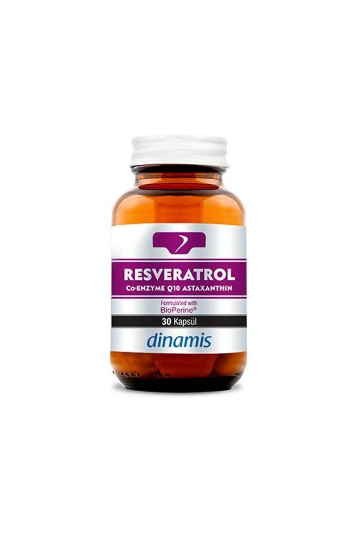 Resveratrol Co-enzyme Q10 Astaxanthin Takviye Edici Gıda 30 Kapsül_0
