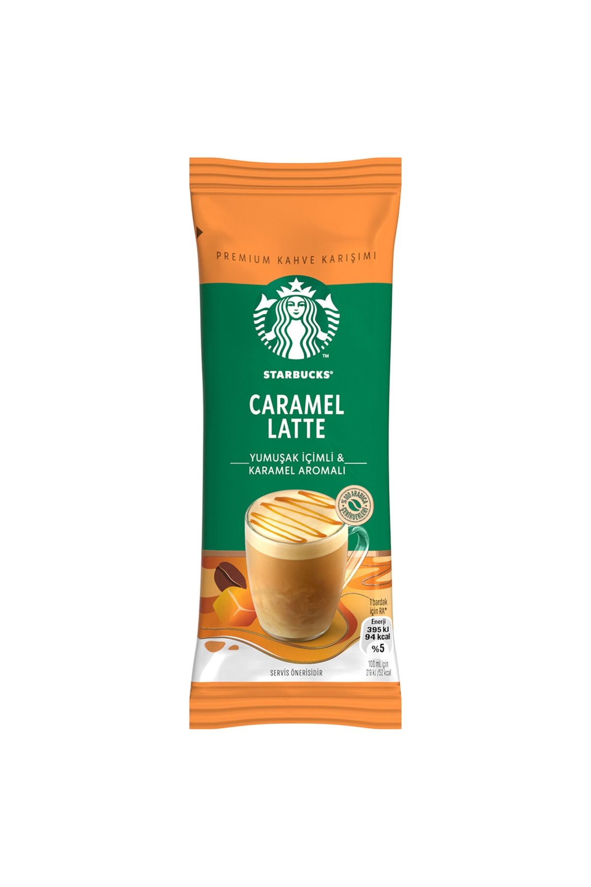 Starbucks Caramel Premıum Kahve Karışm 21.5 G X 20 Adet %100 Orijinal