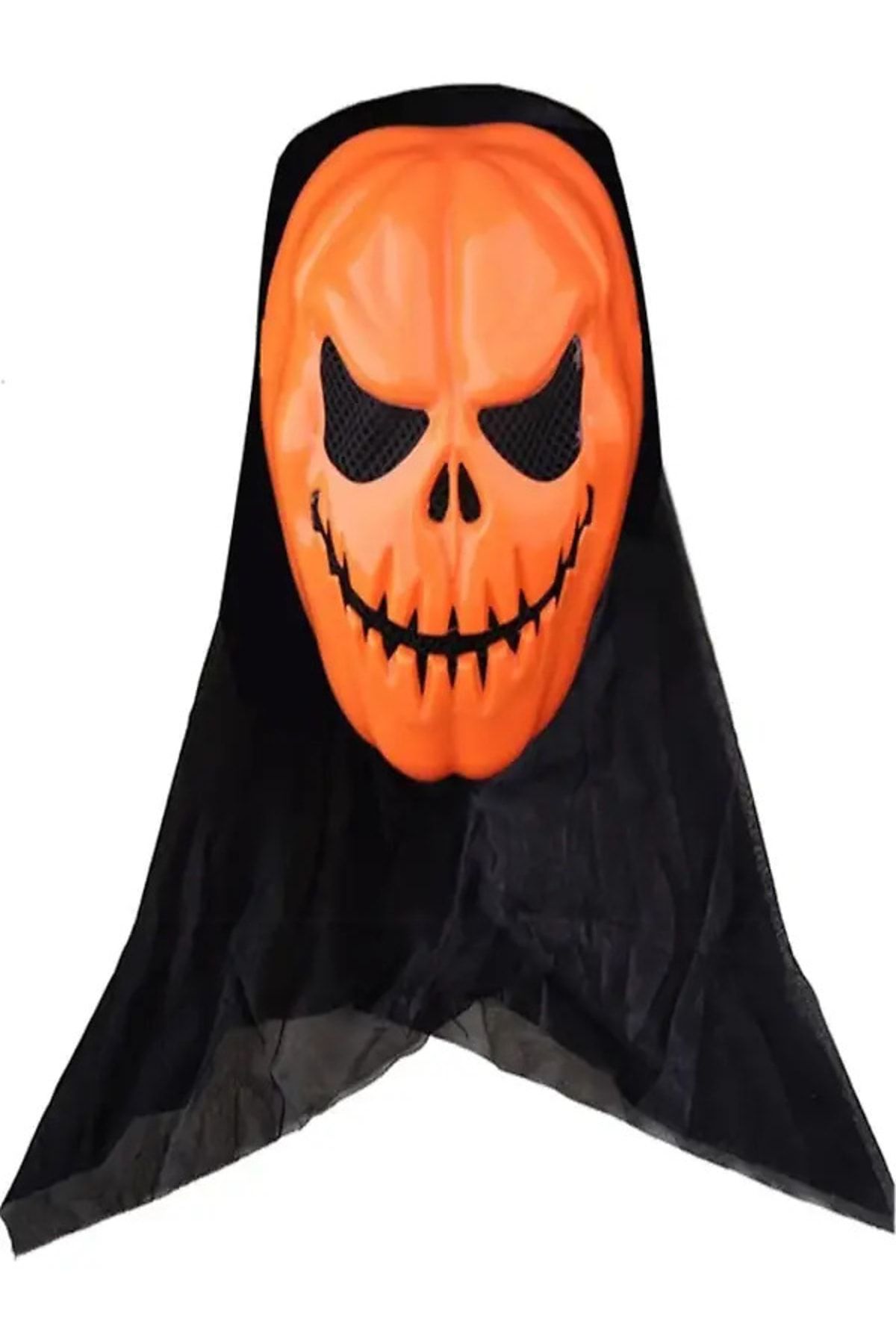 Happyland Cadılar Bayramı Halloween Pelerinli Balkabağı Maske