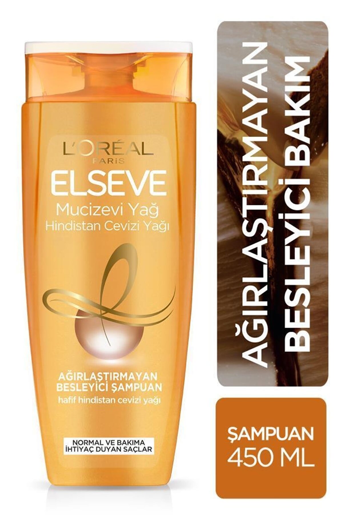 L'oréal Paris Mucizevi Hindistan Cevizi Yağı Ağırlaştırmayan Besleyici Şampuan 450 ml_0