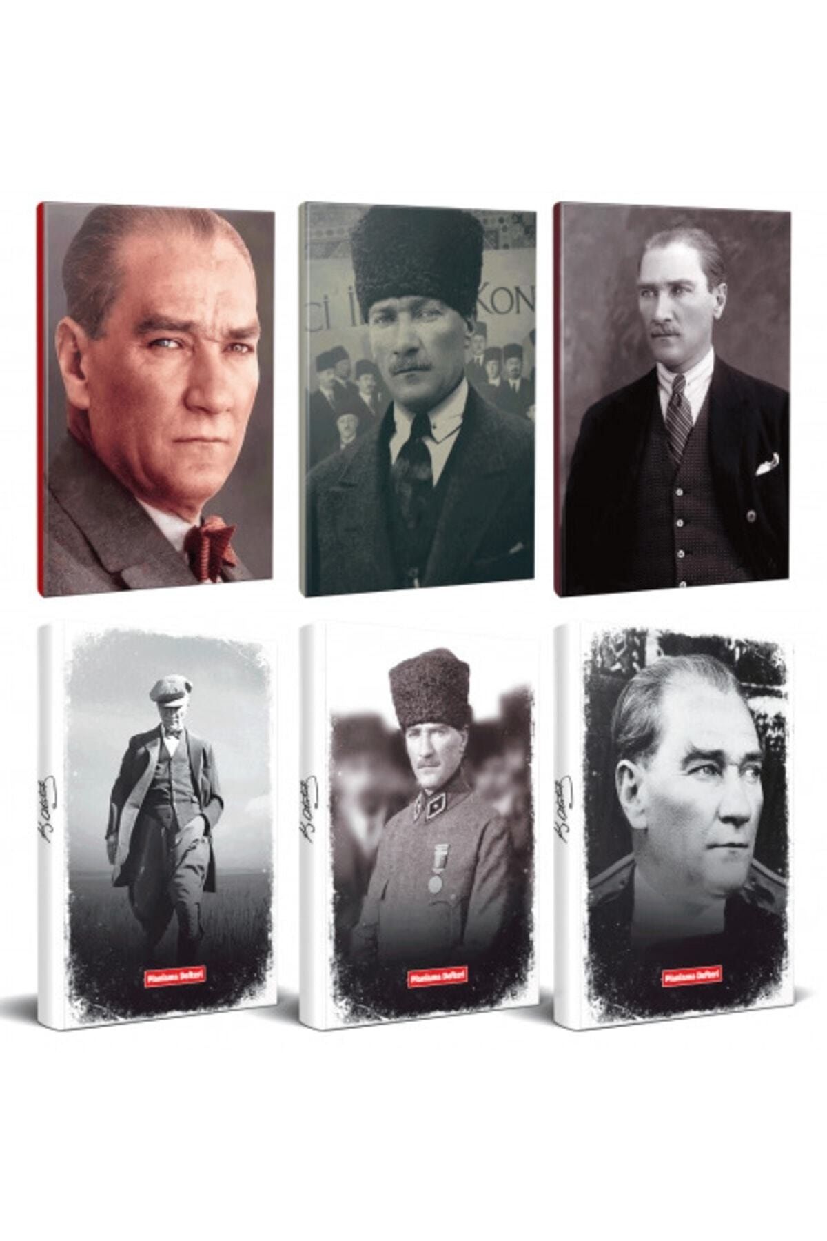 Halk Kitabevi 6Lı Atatürk 64 Sayfa 13,5X19,5Cm Defter Ve 176
Sayfa Planlama Defteri Seti -5