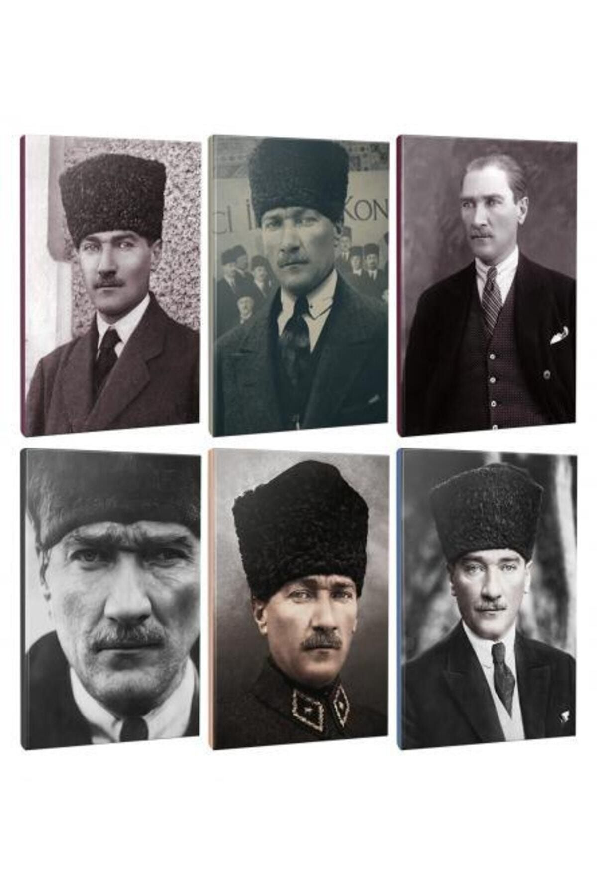 Halk Kitabevi 6Lı Atatürk- Çizgili Defter Seti 64 Sayfa
13,5X19,5Cm -4