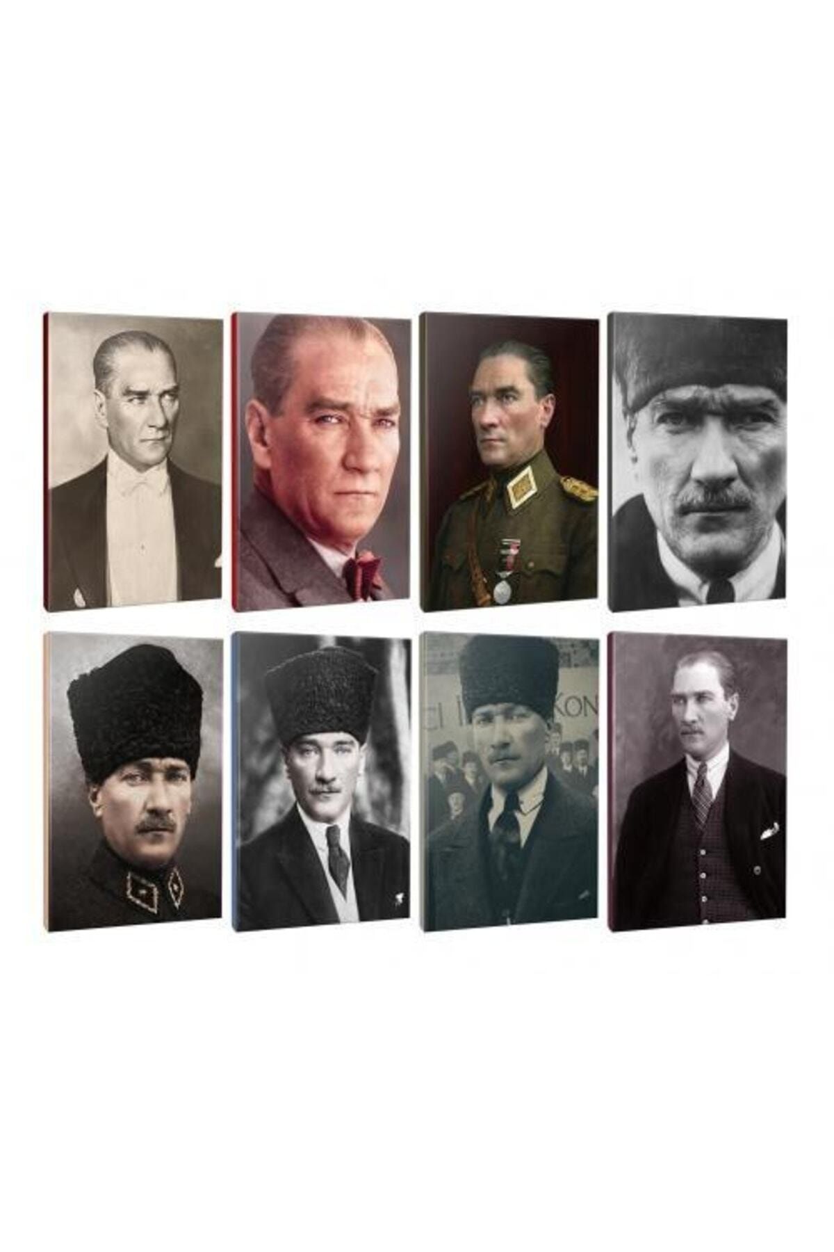Halk Kitabevi 8Li Atatürk- Çizgili Defter Seti 64 Sayfa
13,5X19,5Cm -3