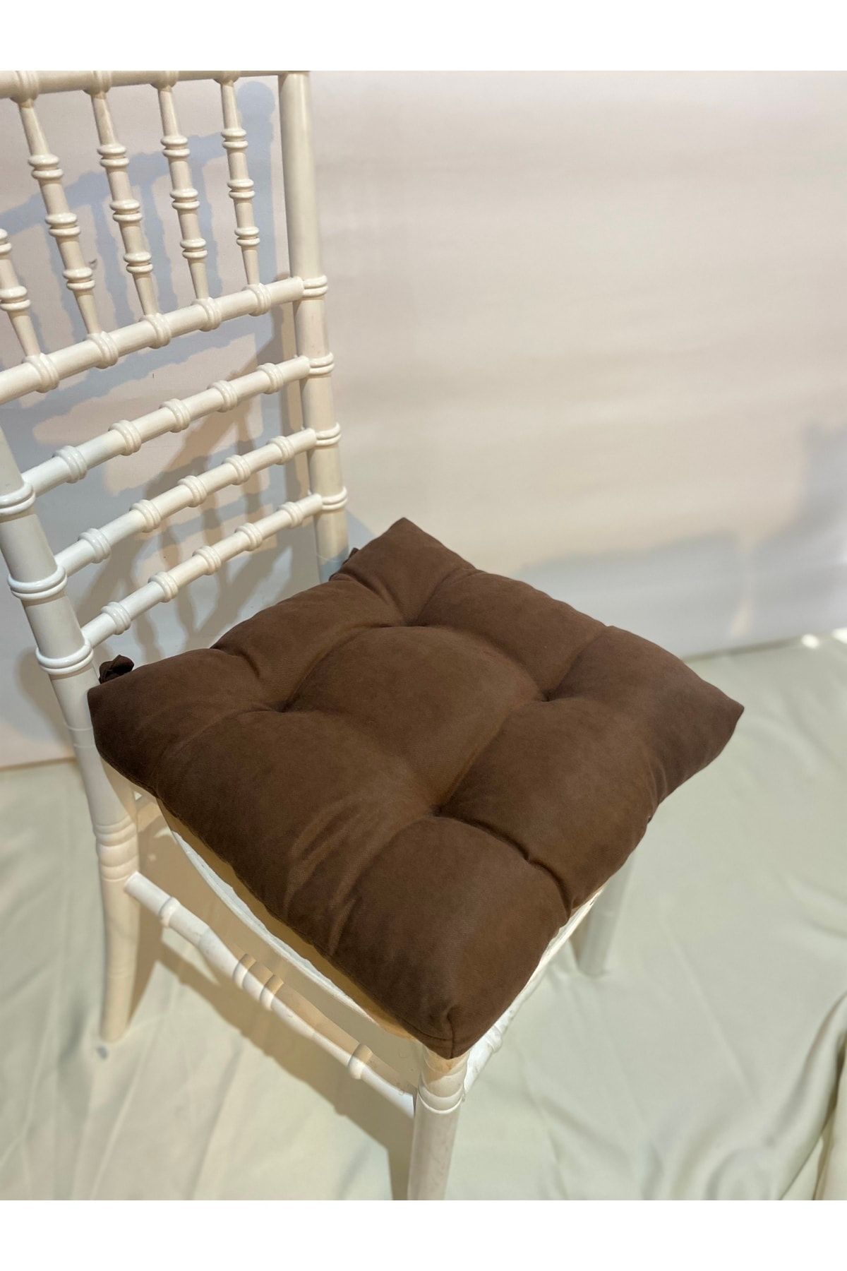 JANGEAR Sandalye Minderi Pofidik 40×40& Lüx Köşeli Bağcıklı