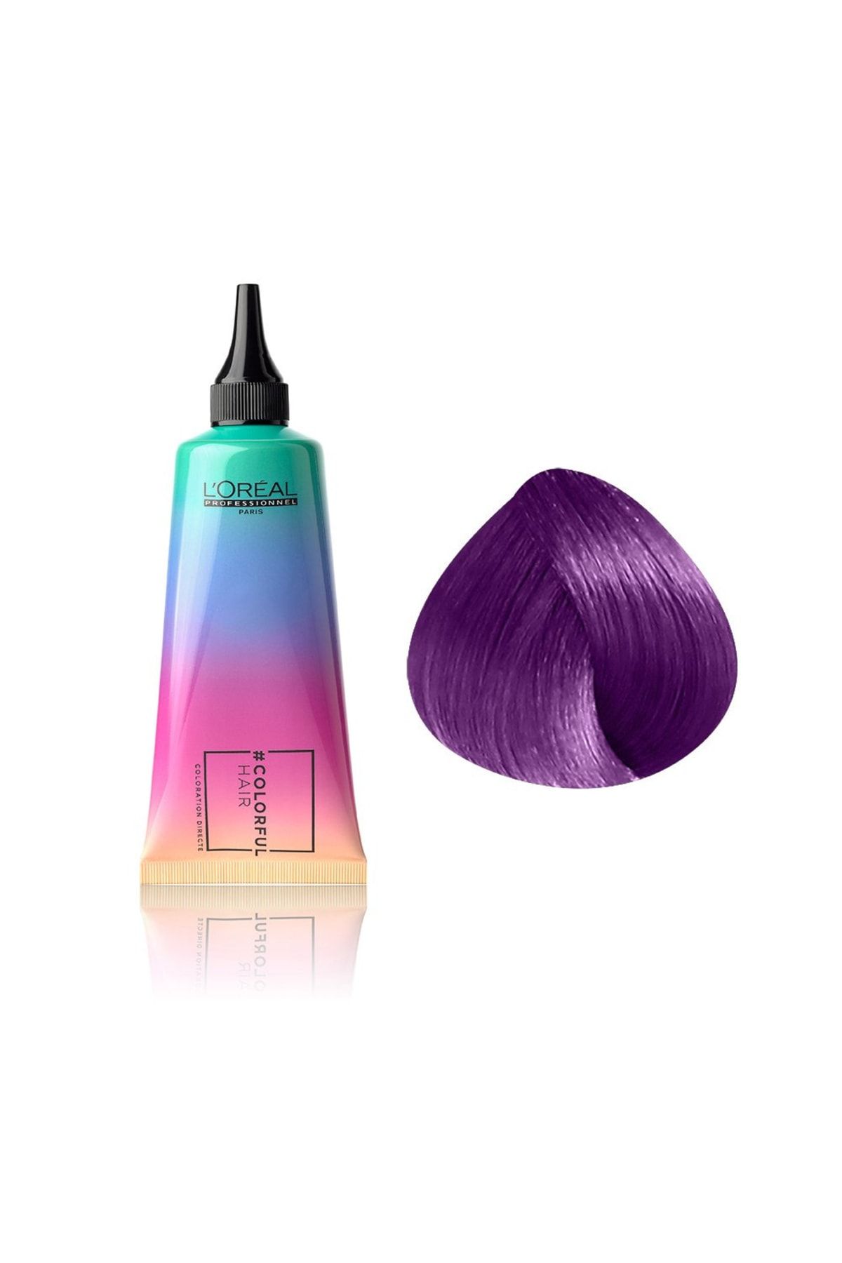 L'oreal Professionnel Colorful Hair Electric Purple Purple Bright Perfect Semi Permament Hair Color Cream 90ml