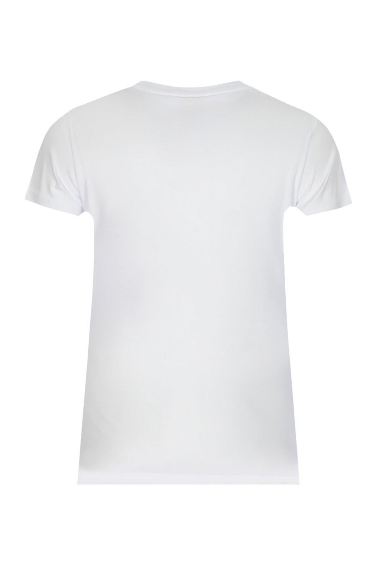 Ruck & Maul Kadın Tişört 23608 1000 - Beyaz