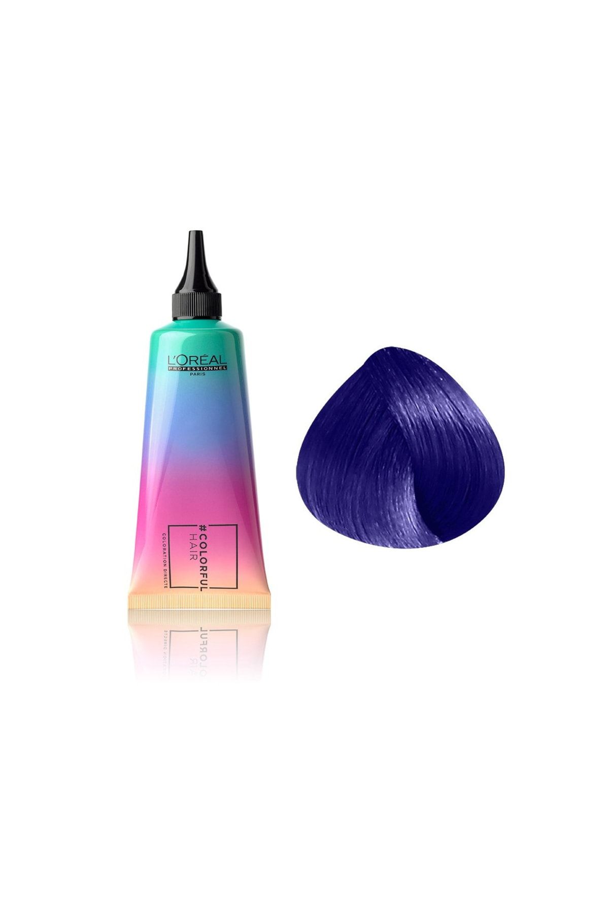 L'oreal Professionnel Colorful Hair Navy Blue Natural Lacivert Defined Semi Permament Ammonia Free Hair Color Cream 90ml