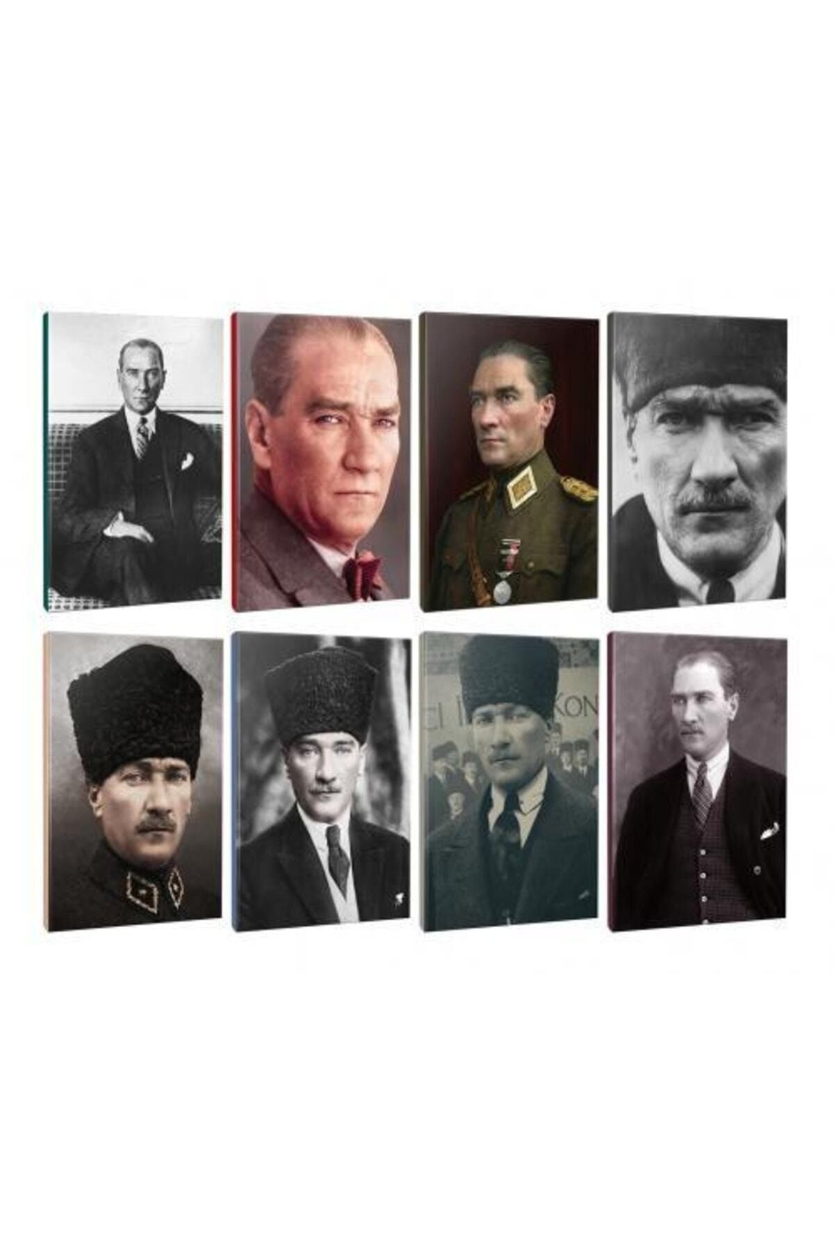 Halk Kitabevi 8Li Atatürk- Çizgili Defter Seti 64 Sayfa
13,5X19,5Cm -1