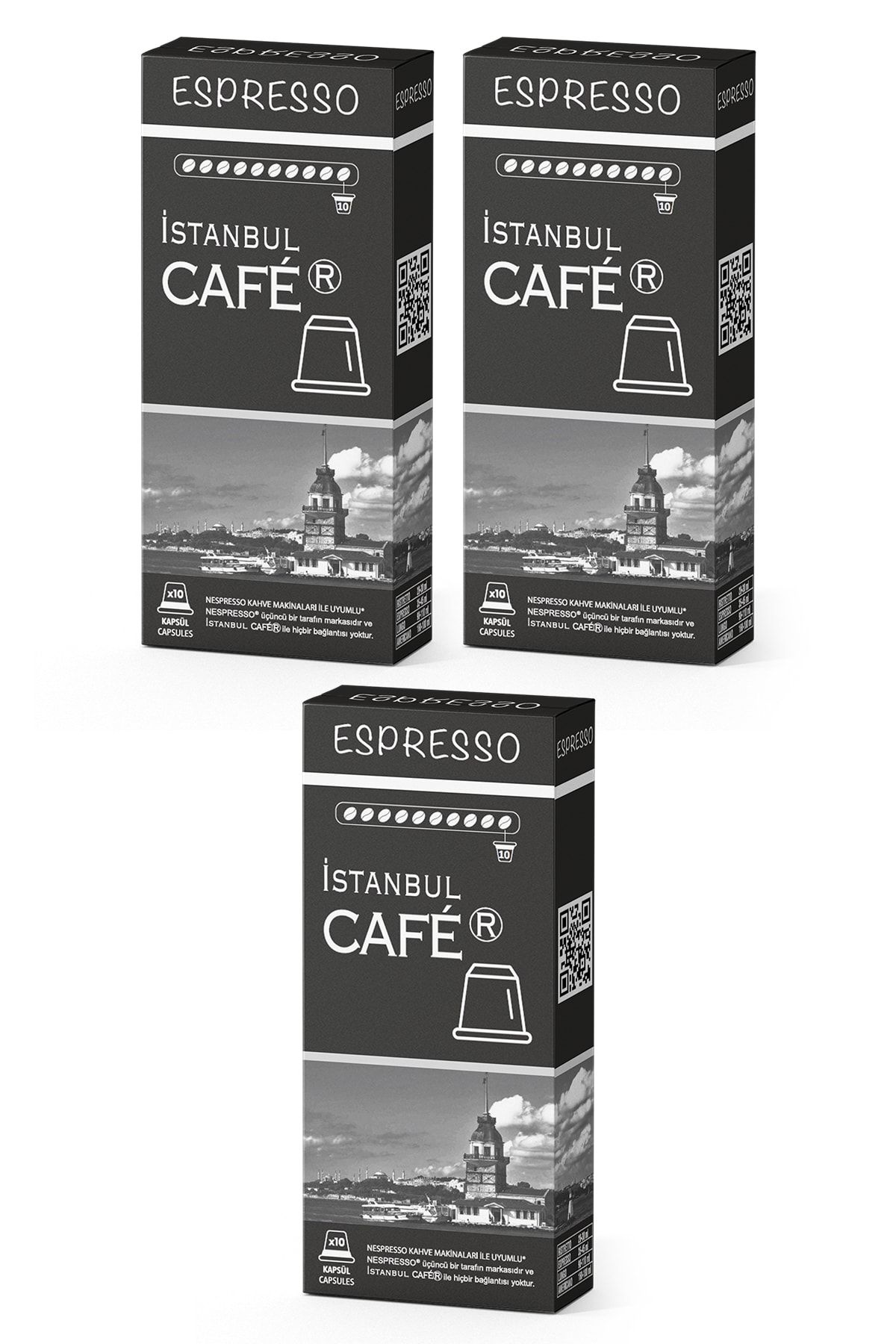 İstanbul Cafer Nespresso® Uyumlu Kapsül Kahve Espresso 30 Kapsül