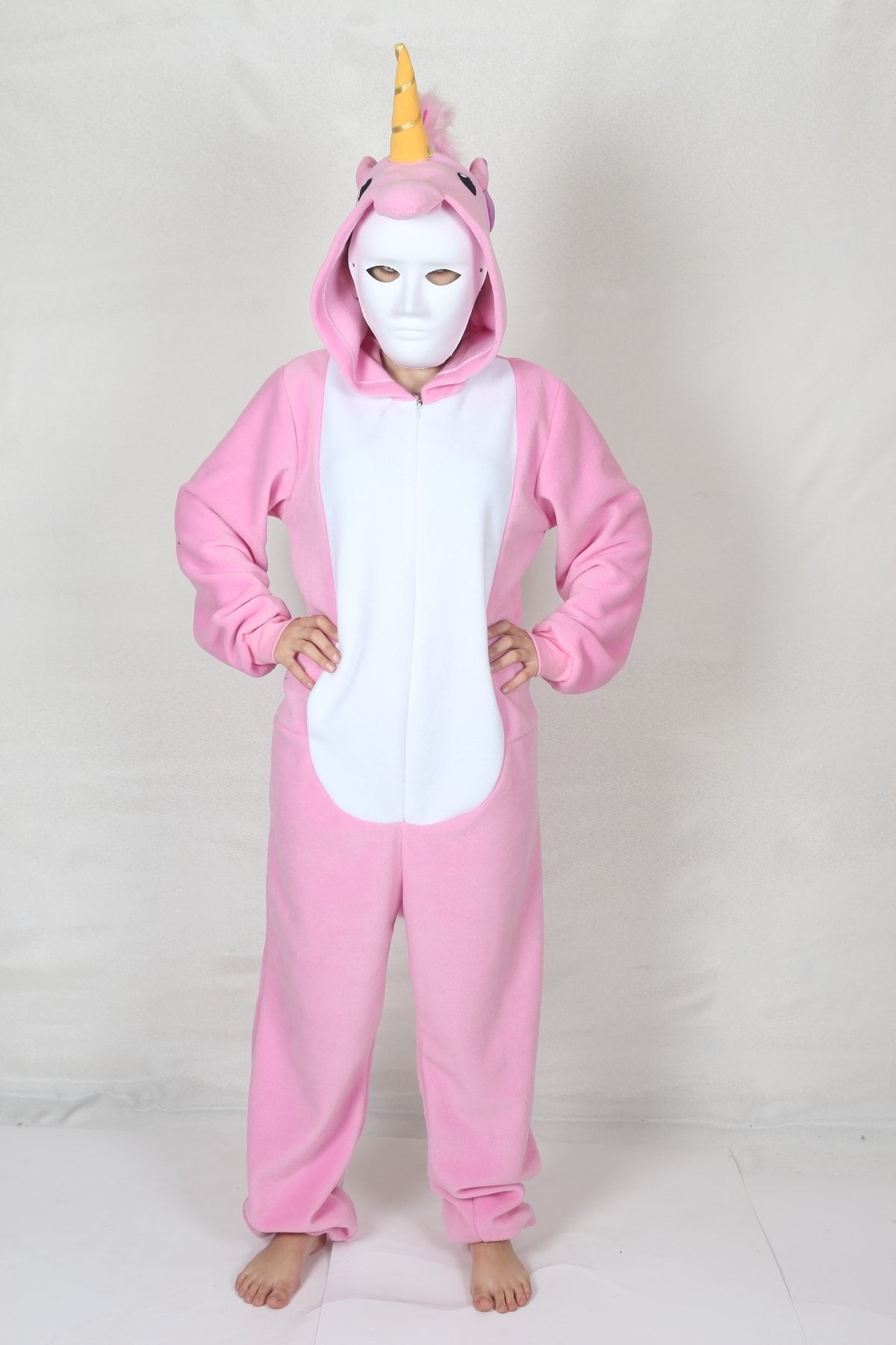 YÜSÜ Yetişkin Unicorn Kostümü Hayvan Kostümü Rahat Pijama Kostümü