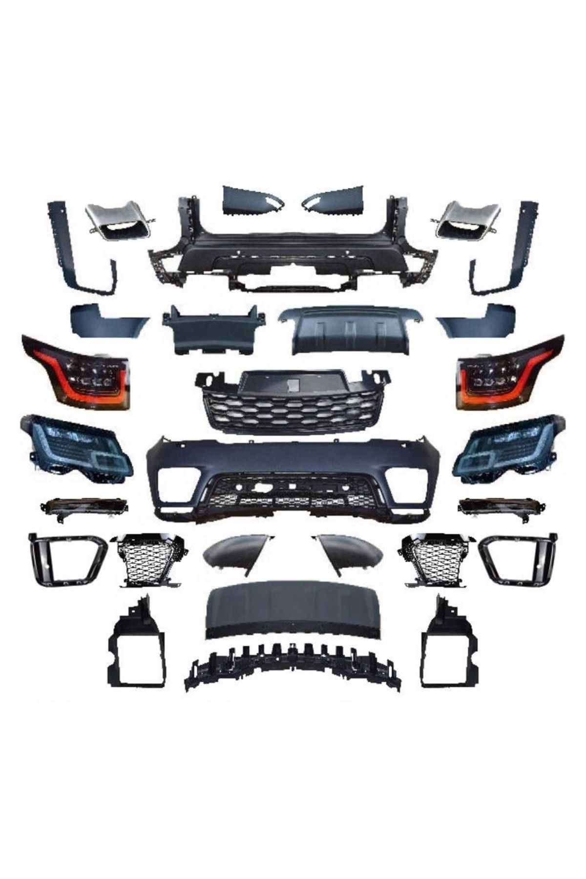 OLED GARAJ Range Rover Sport İçin Uyumlu 2014-2017 Facelift 2018+ Bodykit