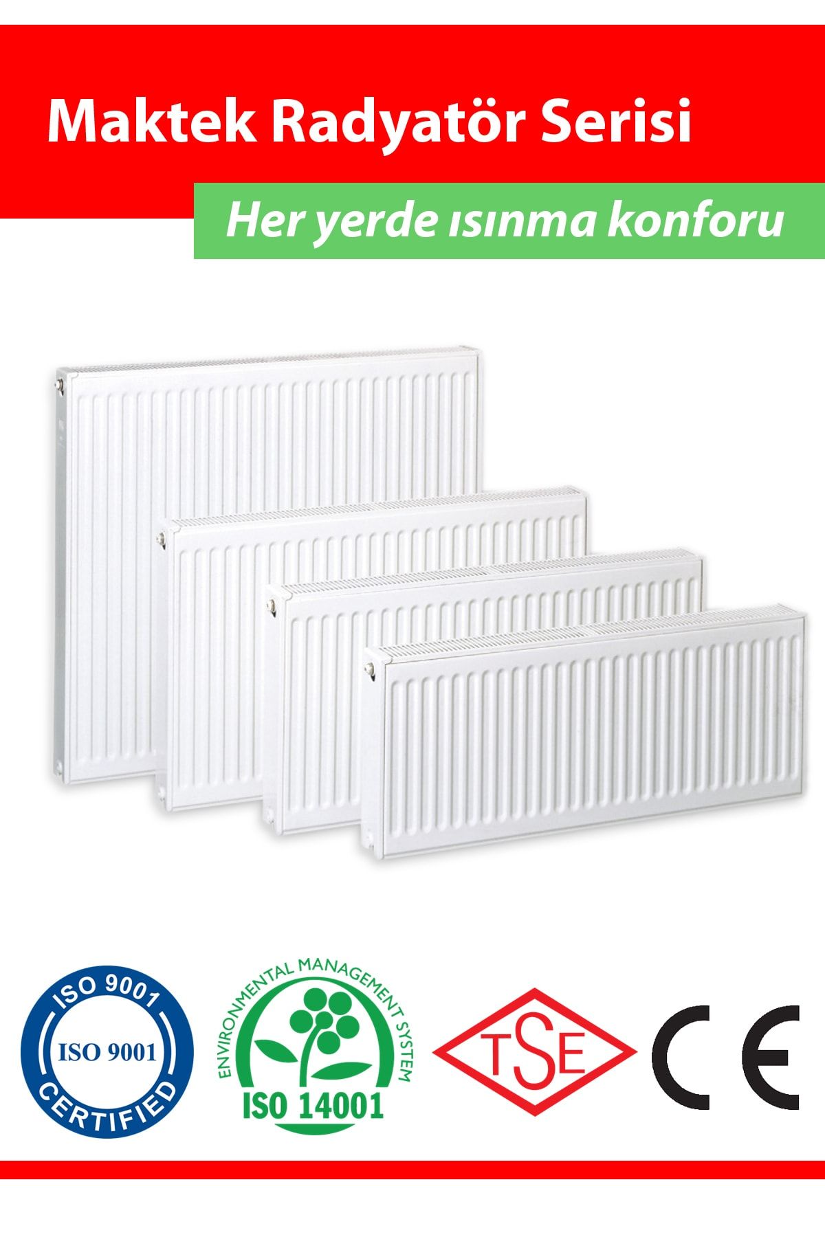 Maktek Panel Radyatör 300x700 Tip 22 Pkkp 30x70 ( Kalorifer Petek )