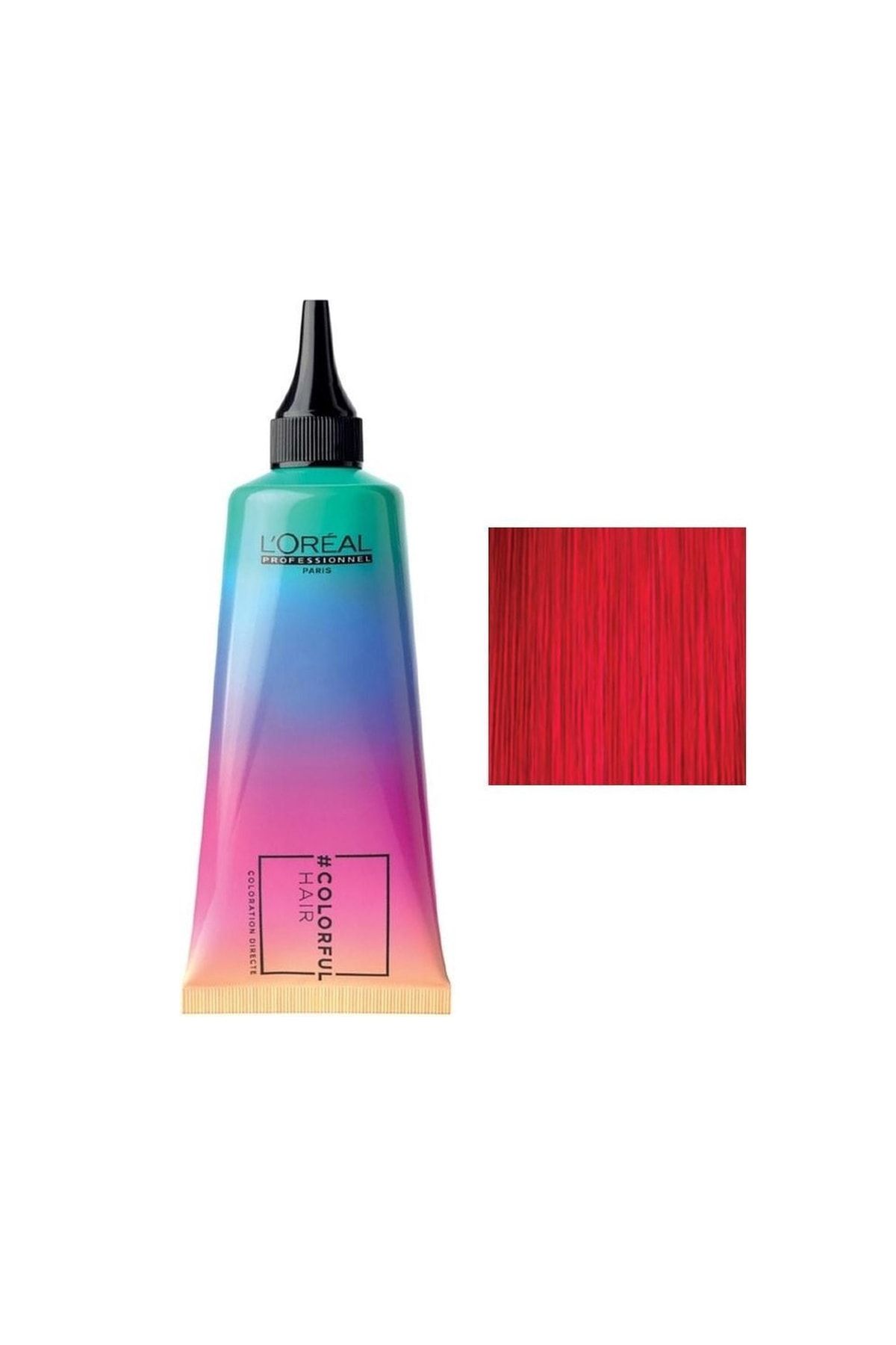 L'oreal Professionnel Colorful Hair Red Lipstick Red Bright Perfect Semi Permament Hair Color Cream 90ml