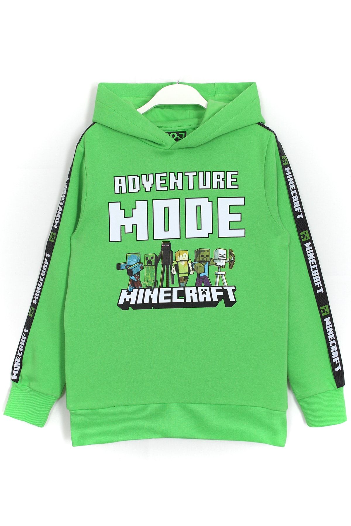 DobaKids Minecraft Adventure Mode Baskılı Unisex Çocuk 2 Ip Hoodie