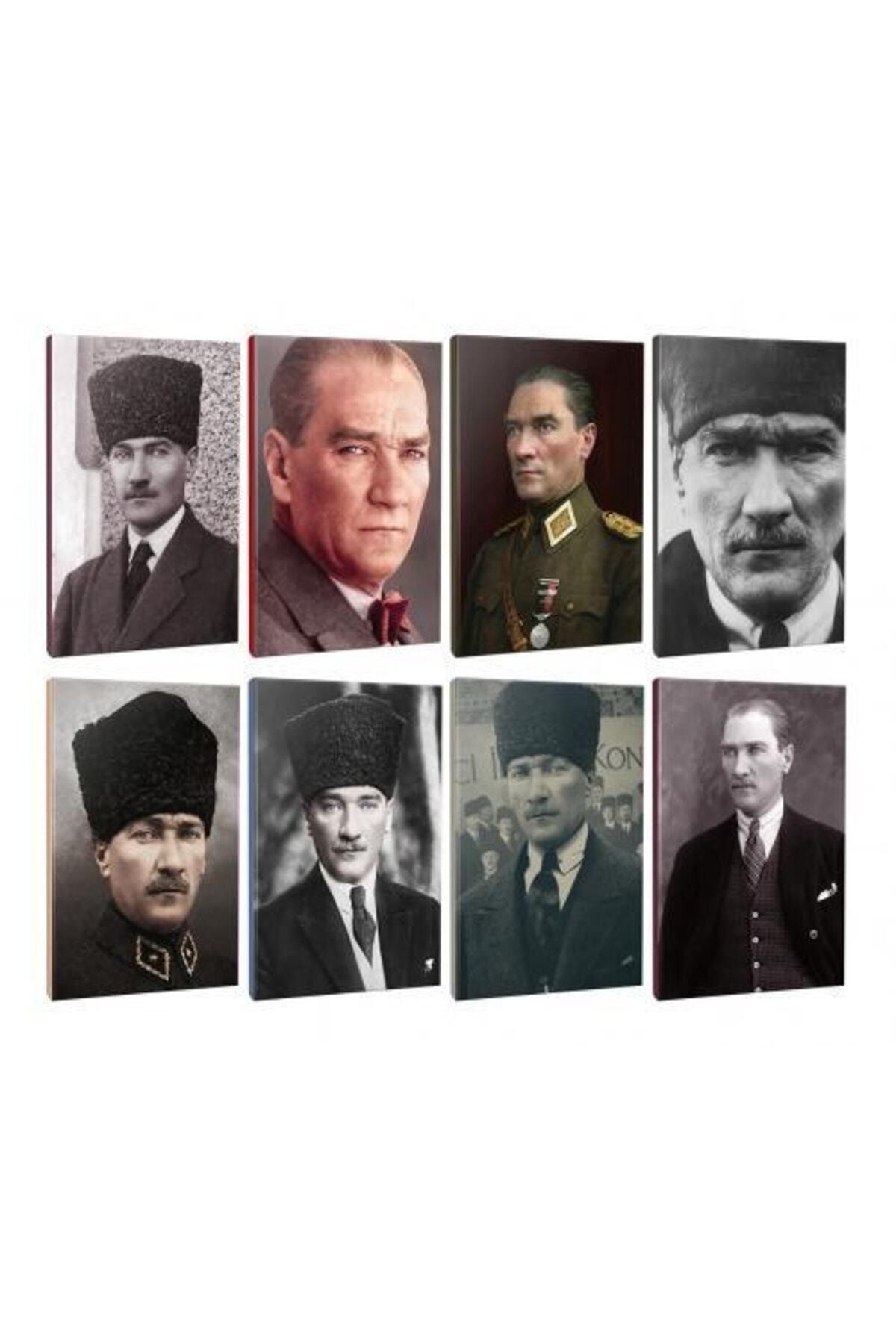 Halk Kitabevi 8Li Atatürk- Çizgili Defter Seti 64 Sayfa
13,5X19,5Cm -2