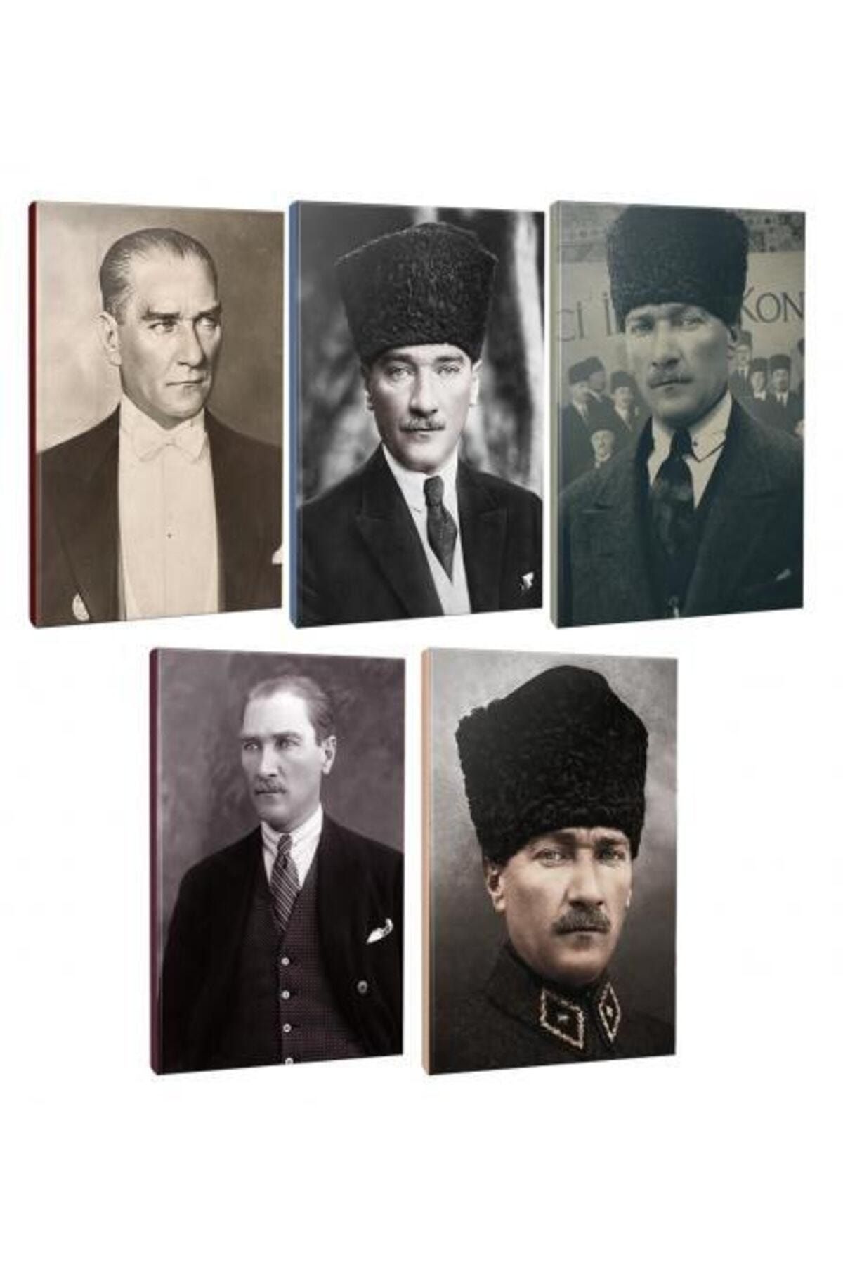 Halk Kitabevi 5Li Atatürk- Çizgili Defter Seti 64 Sayfa
13,5X19,5Cm -5