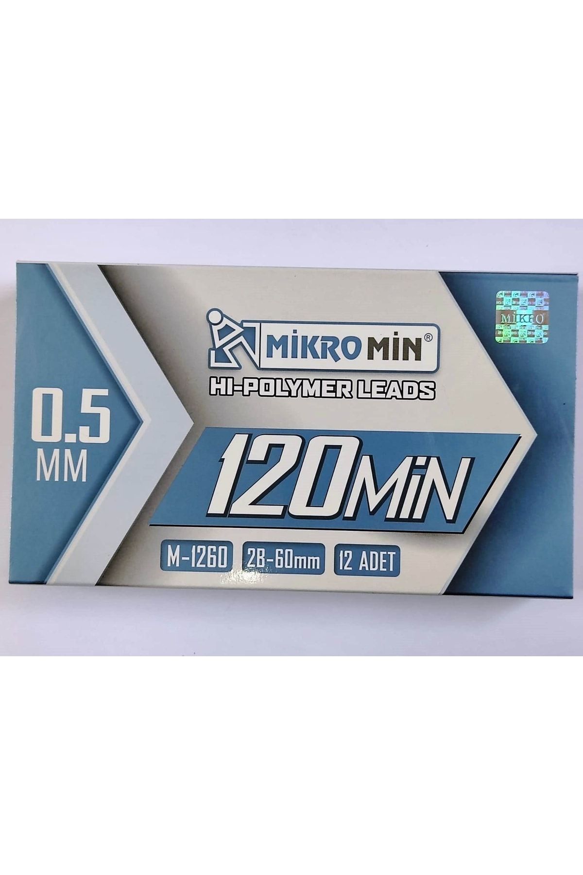Mikro 120'li-0,5 Kalem Ucu-min Hı-polymer Leads 0,5 Kalem Ucu - 2 Adet 120'li 60 Mm 2b.