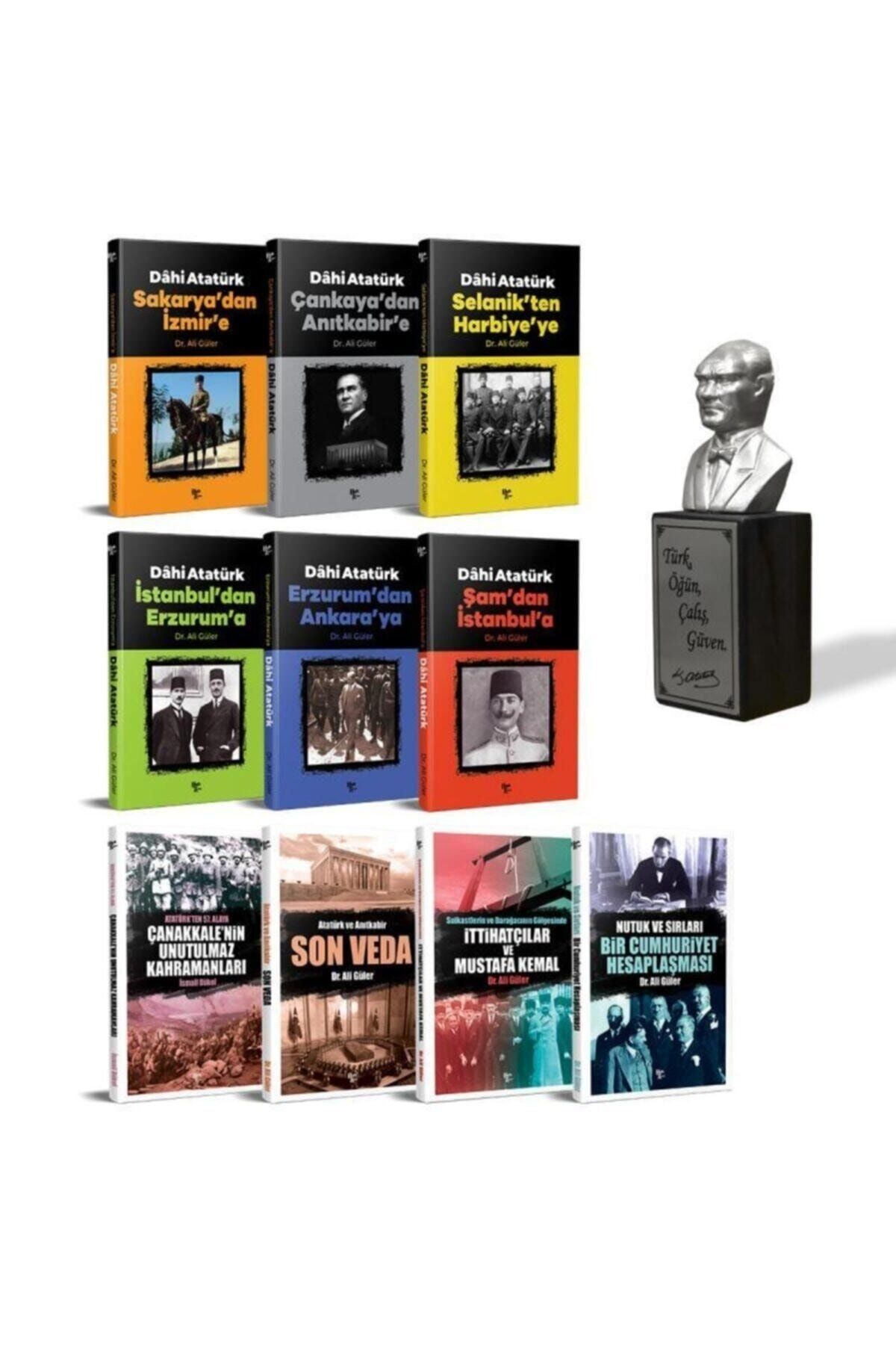 Halk Kitabevi Atatürk'Ü Anlamak Seti - 10 Kitap Ve Atatürk Büstü Gümüş
