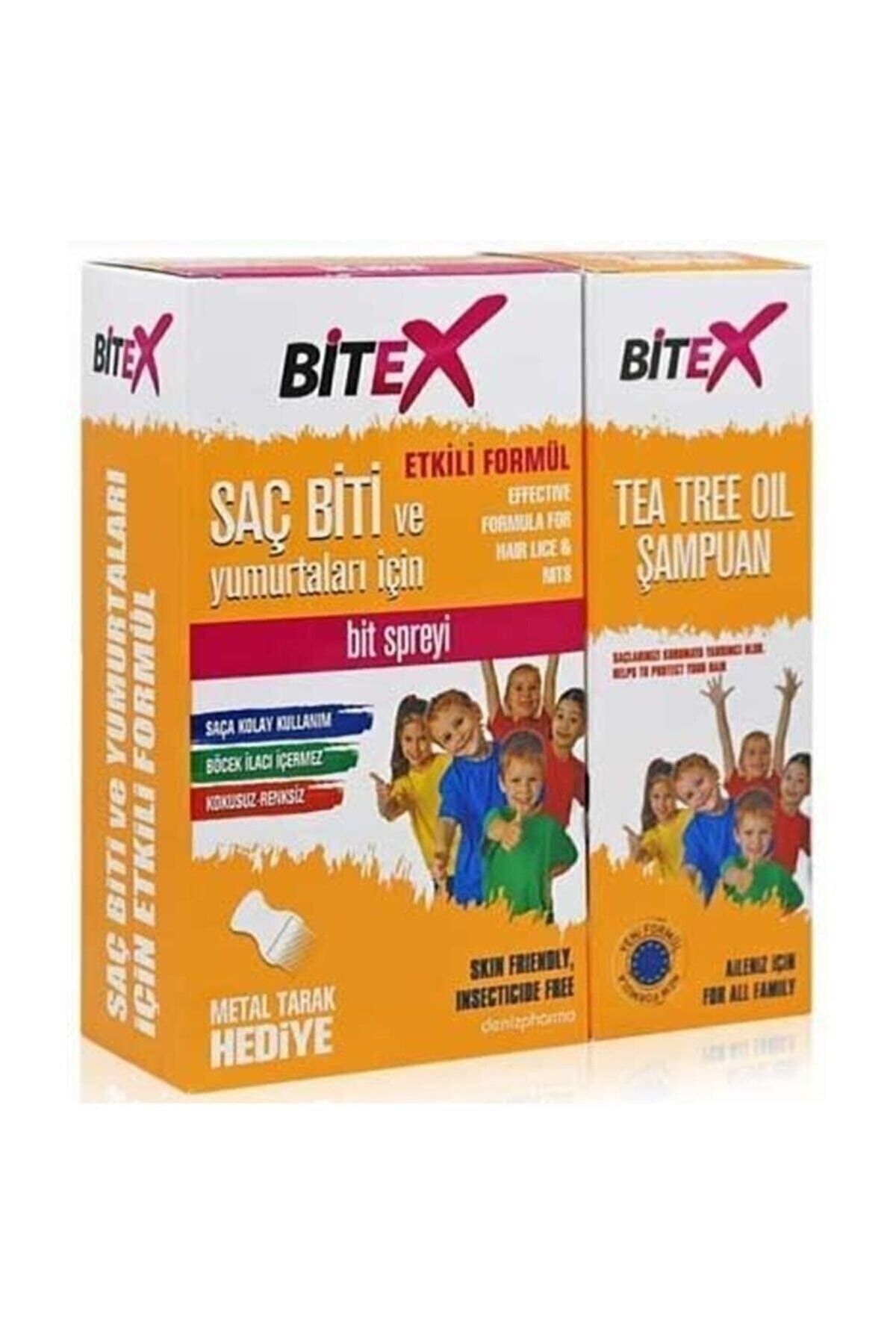 Bitex Bit Şampuanı 150 Ml Bit Spreyi 100 Ml Metal Tarak