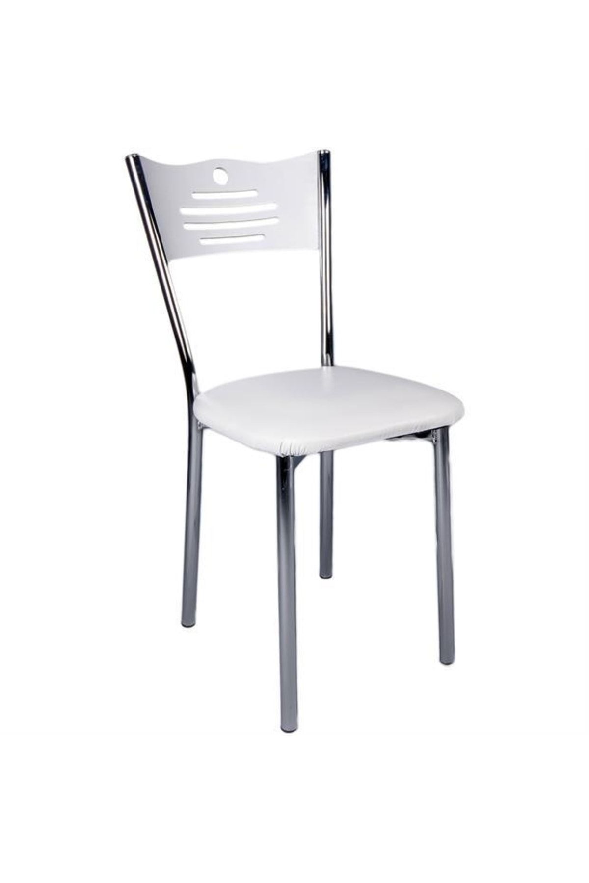 Evistro Mutfak Ve Balkon Sandalyesi 4 Adet Beyaz