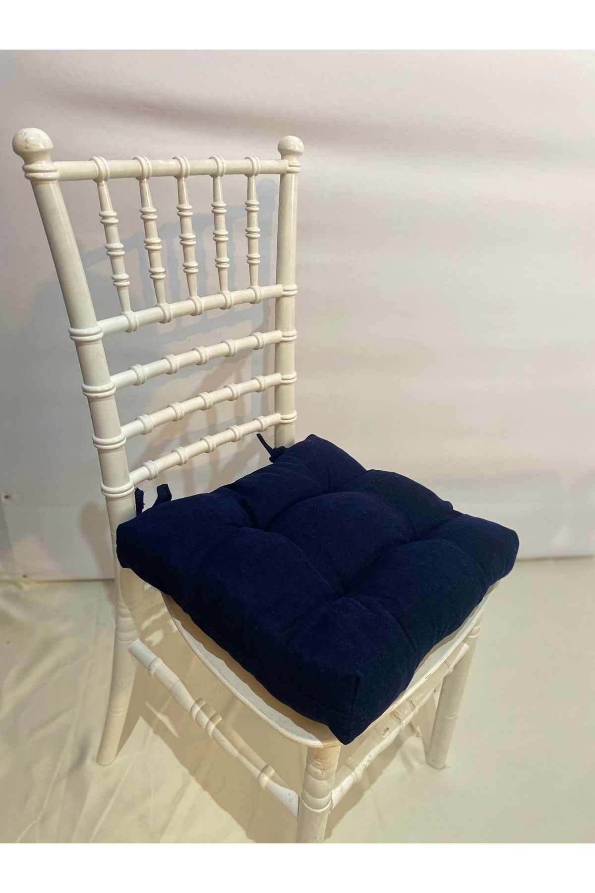 JANGEAR Sandalye Minderi Pofidik 40×40& Lüx Köşeli Bağcıklı,