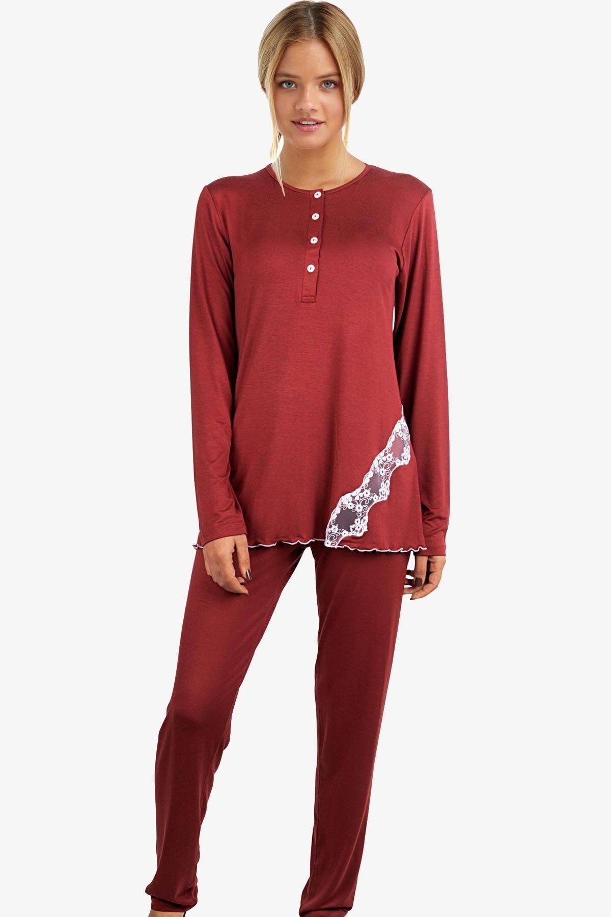 AYYILDIZ 59522 Kiremit Pijama Takımı