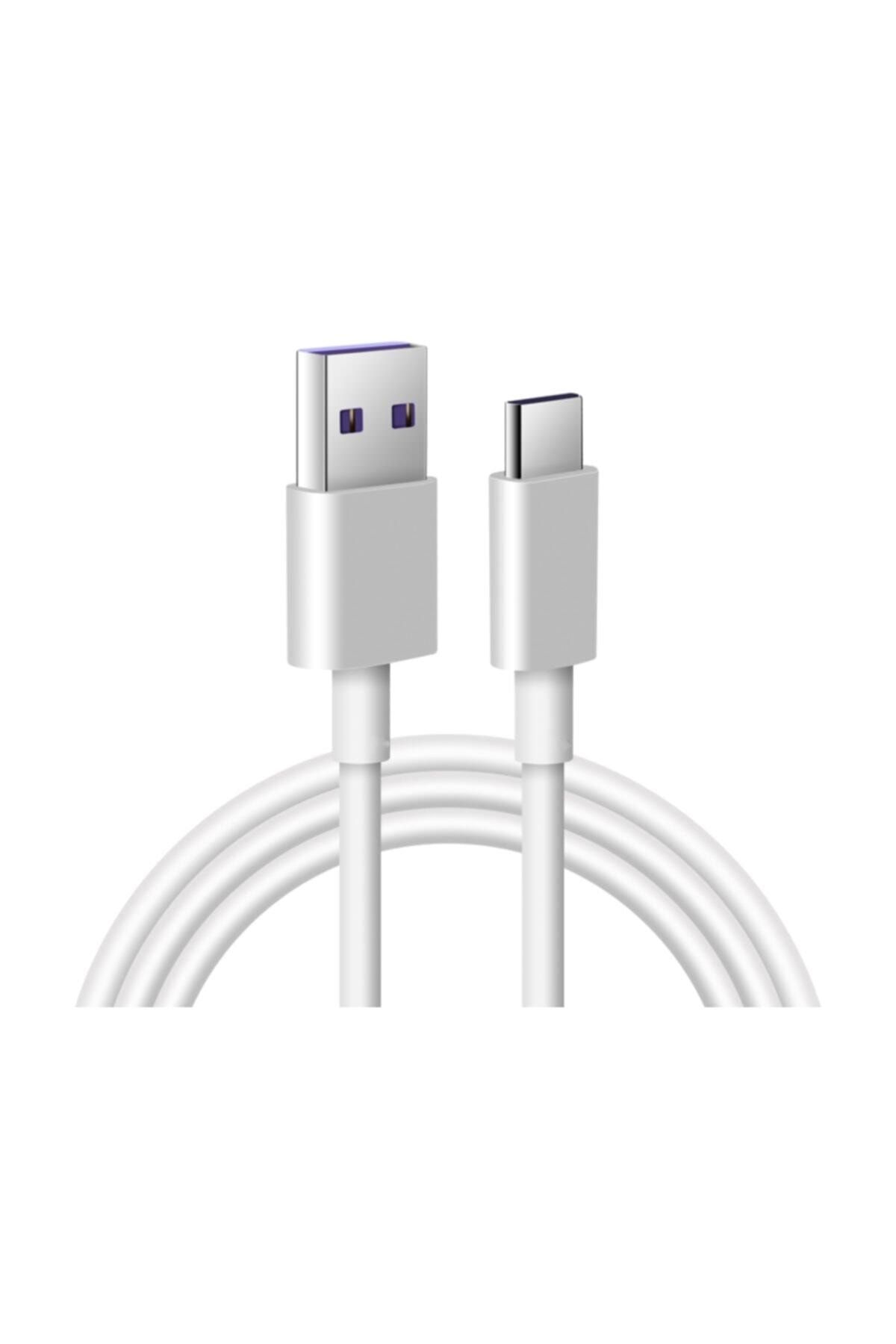 XKS 1 Metre Type C 5a Beyaz Ultra Hızlı Şarj Ve Data Kablosu