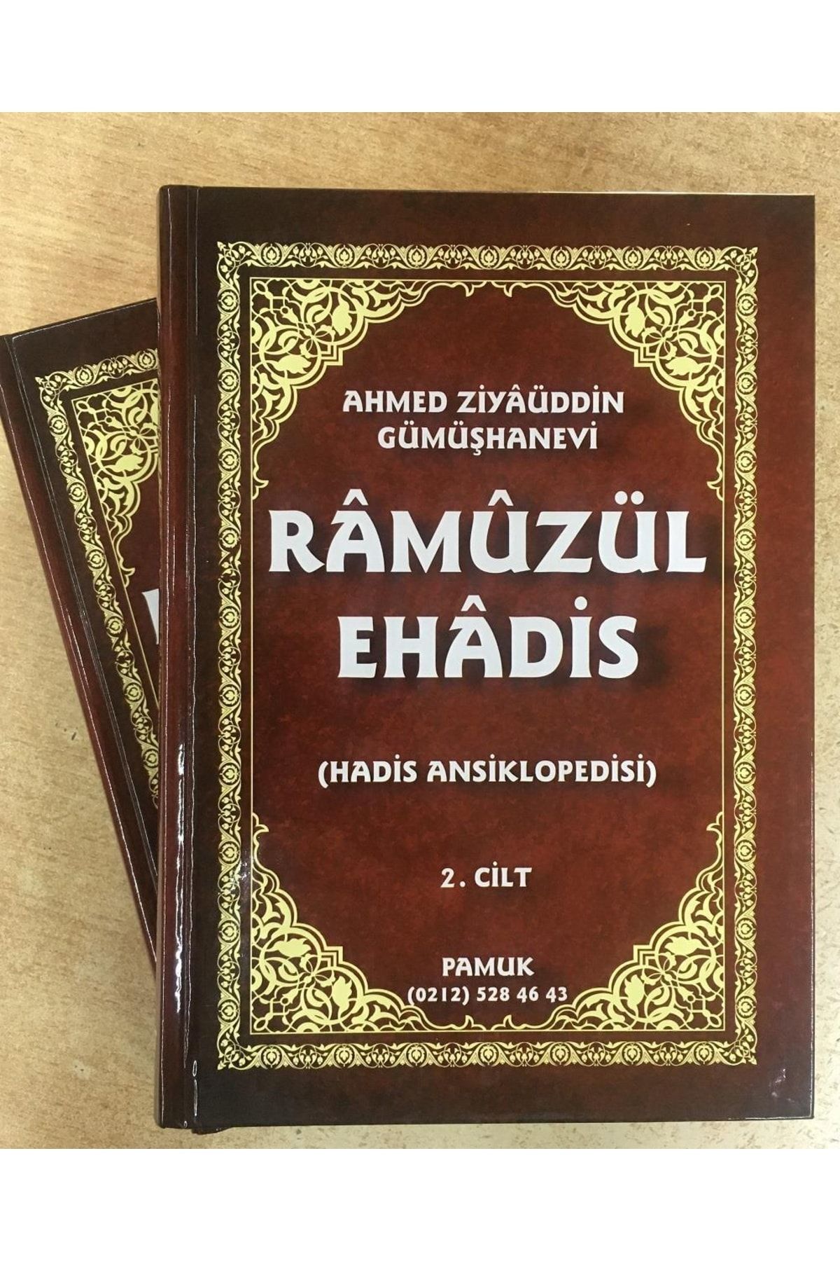 Pamuk Yayıncılık Ramuzül Ehadis, 2 Cilt, Ahmed Ziyaüddin Gümüşhanevi, Arapça-türkçe, Pamuk