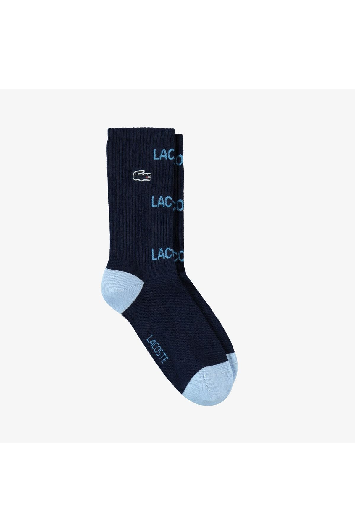 Lacoste Kadın Baskılı Lacivert Çorap