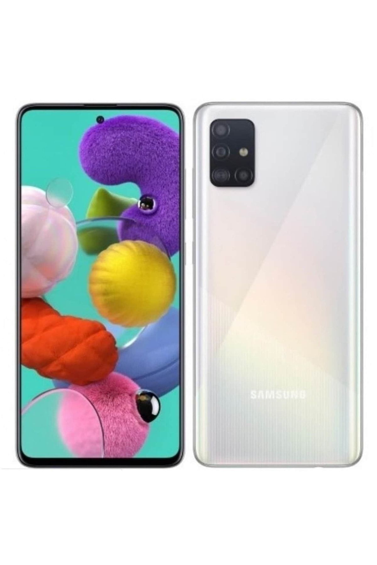 Samsung Yenilenmiş Galaxy A51 128 Gb White (12 Ay Garantili) B Grade