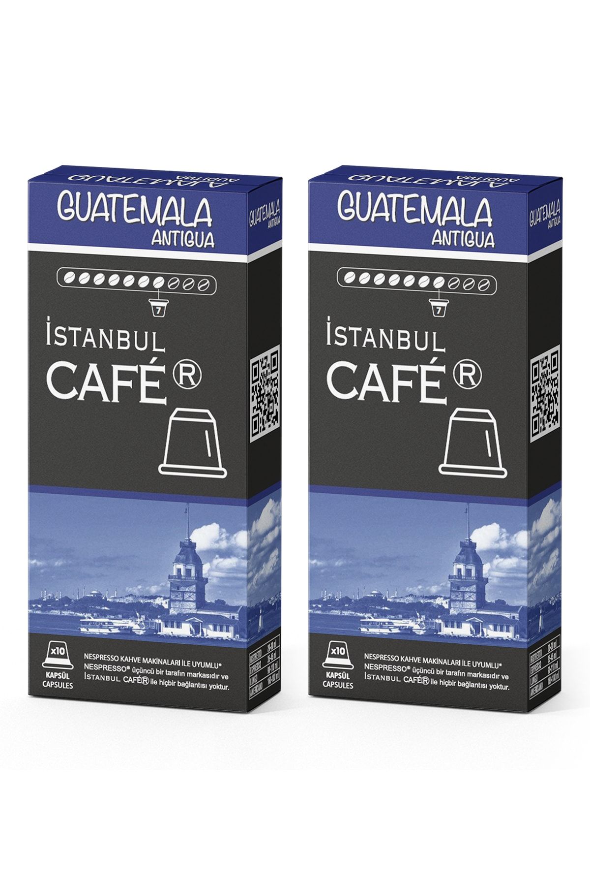 İstanbul Cafer Nespresso® Uyumlu Kapsül Kahve Guatemala 20 Kapsül
