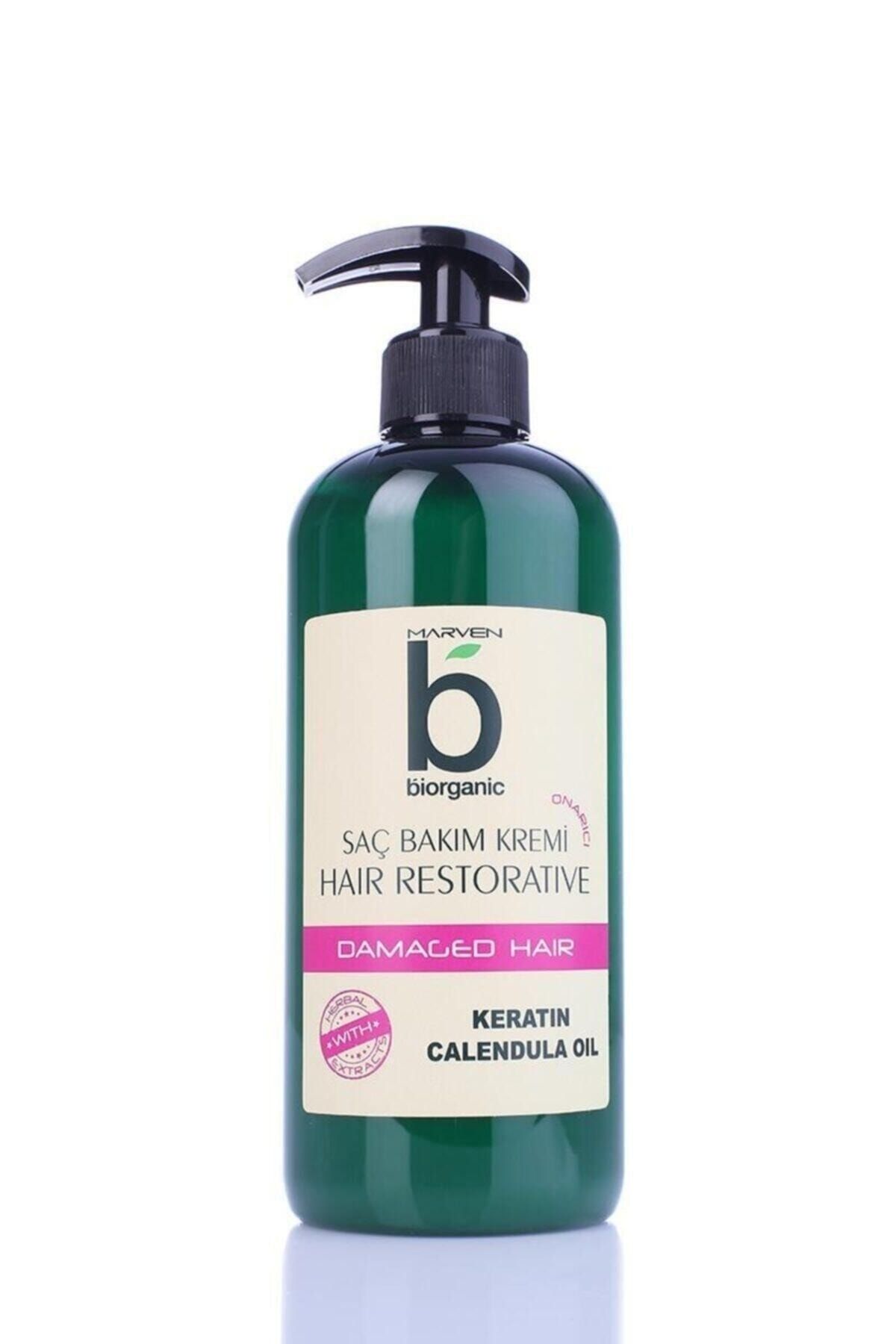 Biorganic Keyonline Keratin Calendula Oil Onarıcı Saç Süper Bakım Kremi 500ml